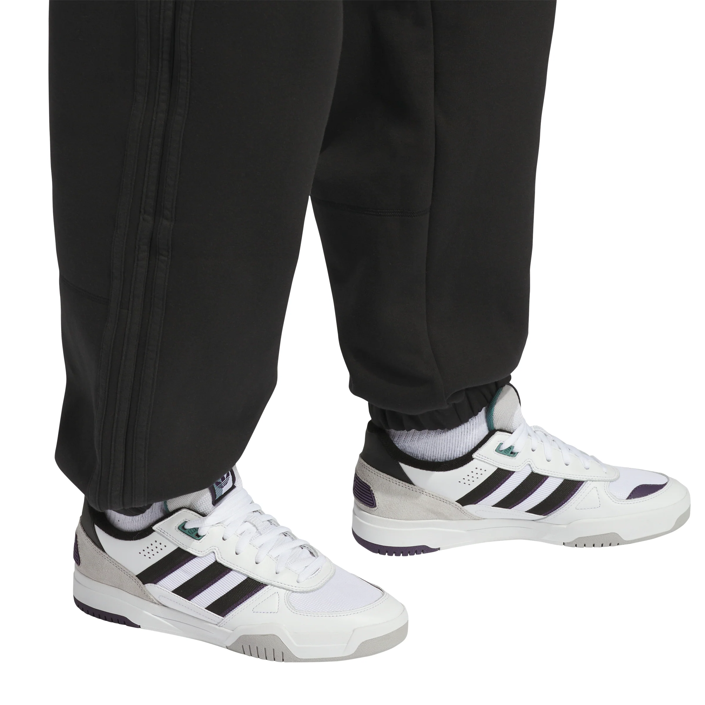Adidas Tech Fleece Pant - Black / White - Image 4