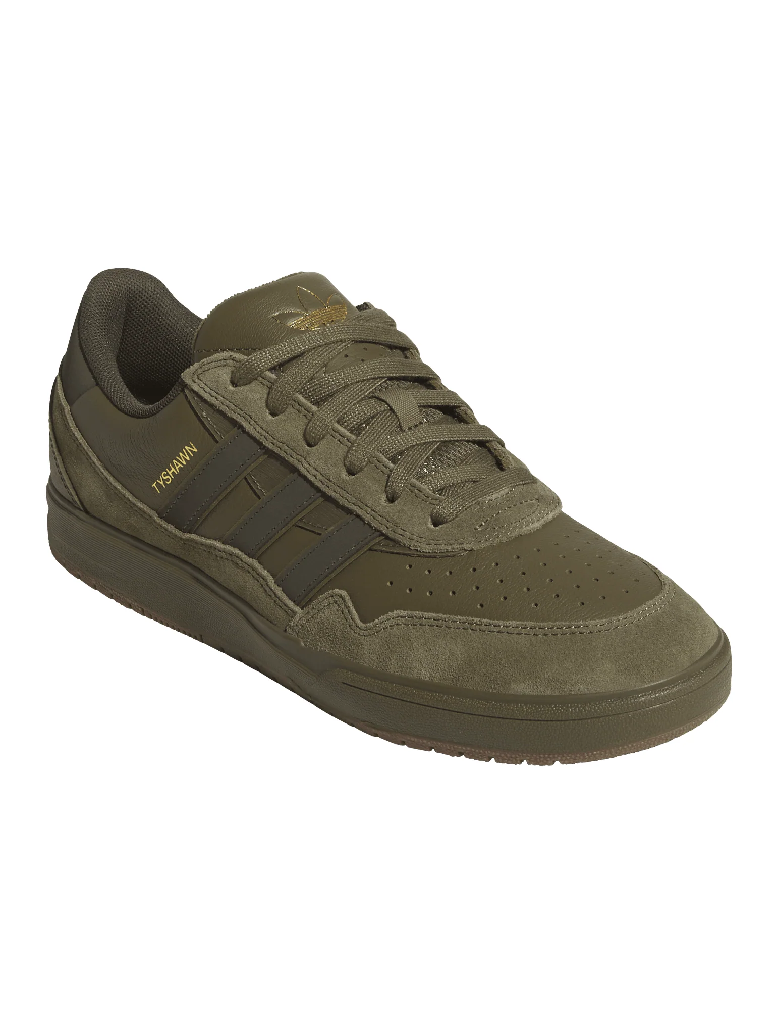 Adidas Tyshawn II - Olive / Shadow / Gum - Image 2