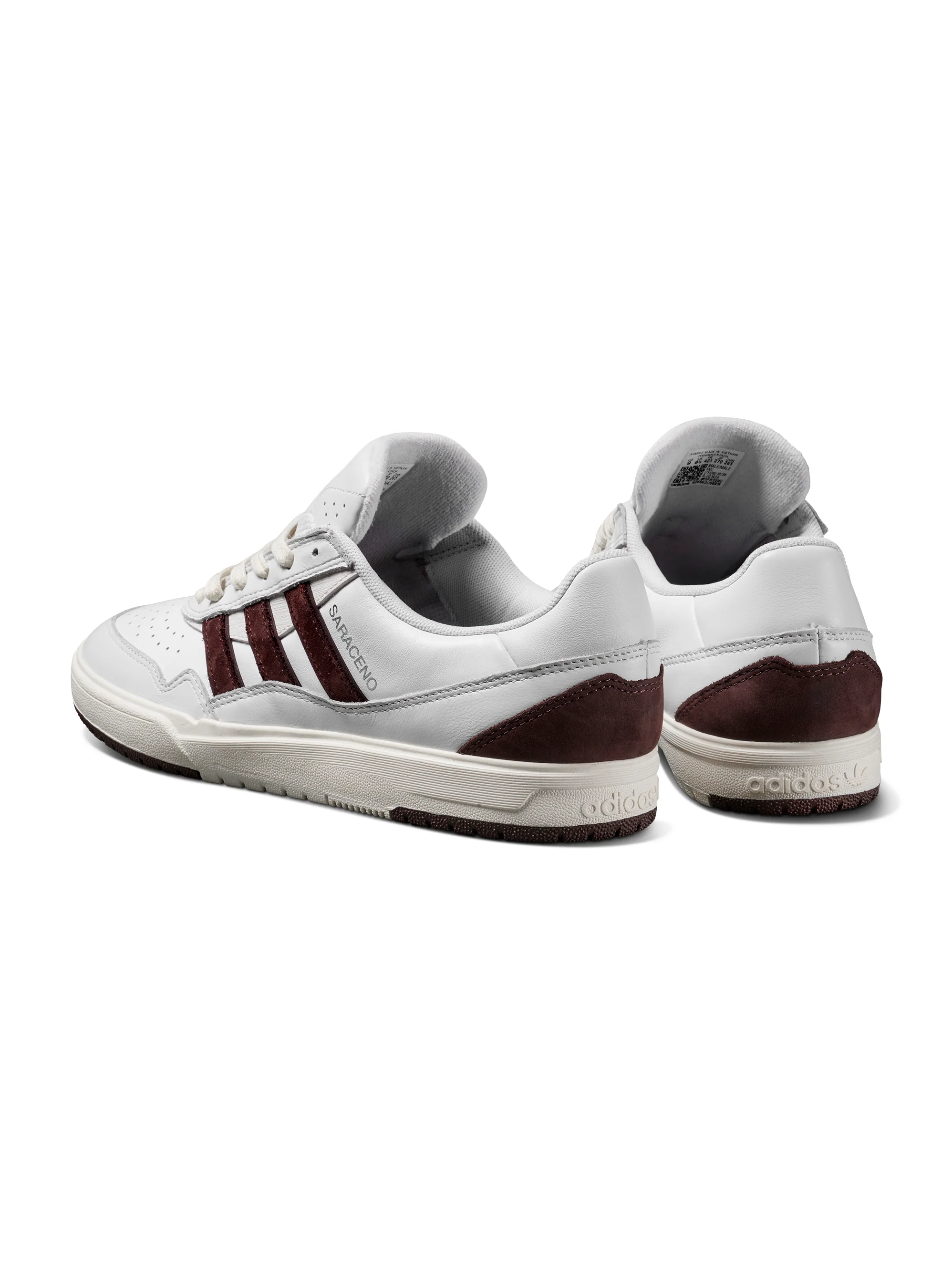 Adidas Tyshawn II X Zach - Crystal White / Shadow Brown - Image 3