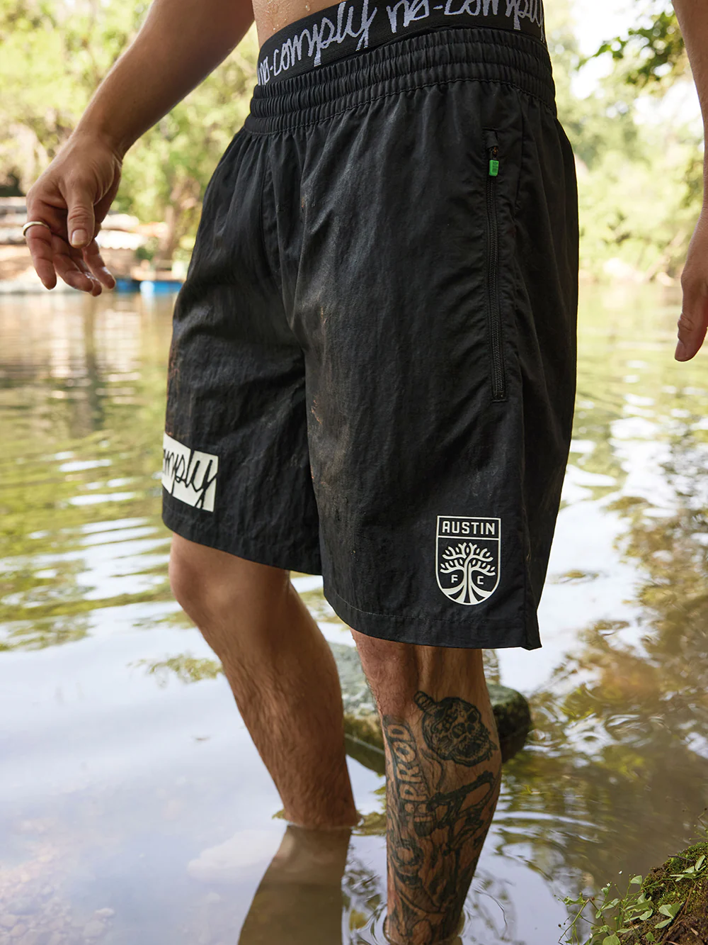 Adidas x No Comply x Austin FC Water Short - Image 3
