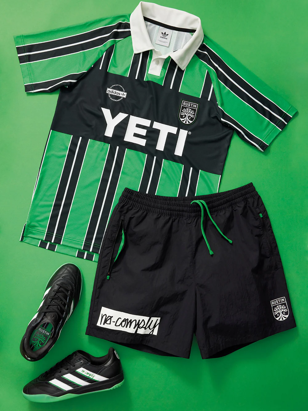 Adidas x No Comply x Austin FC Water Short - Image 4