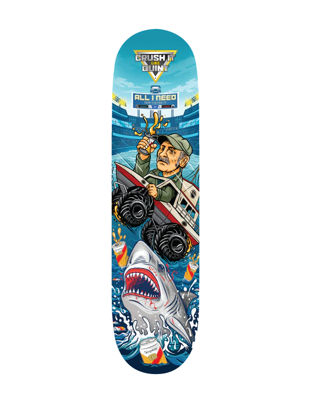 All I Need Monster Truck Quint Deck - 8.25