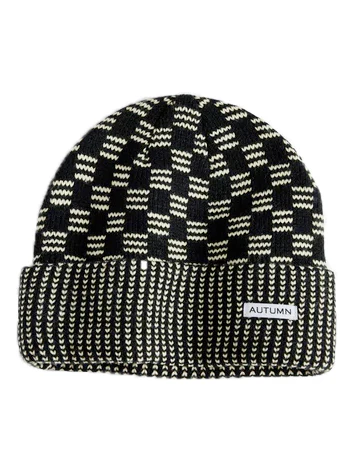 Autumn Select Squared Beanie - Black / Natural