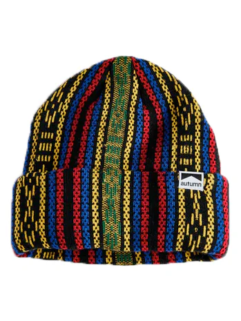 Autumn Surplus Landscape Beanie - Red
