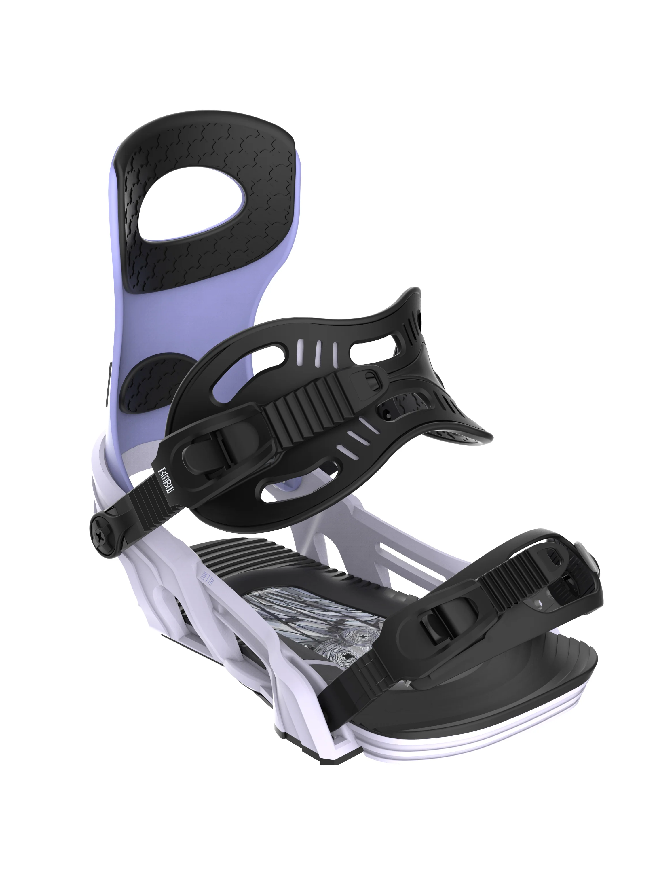 2025 Bent Metal Women's Metta Snowboard Binding - Purple
