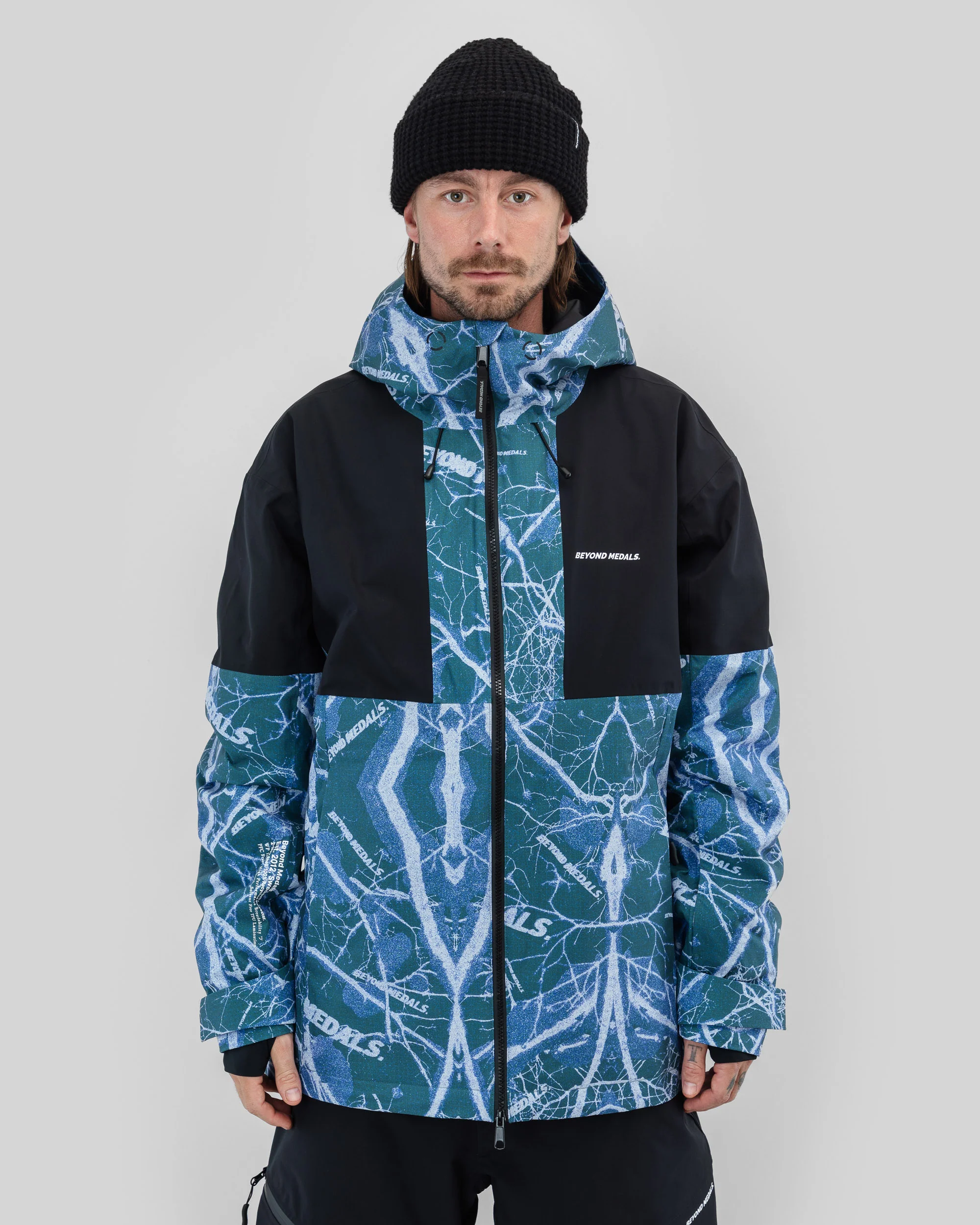 Beyond Medals Fullzip 2L Jacket Shirakaba - Print - Image 2