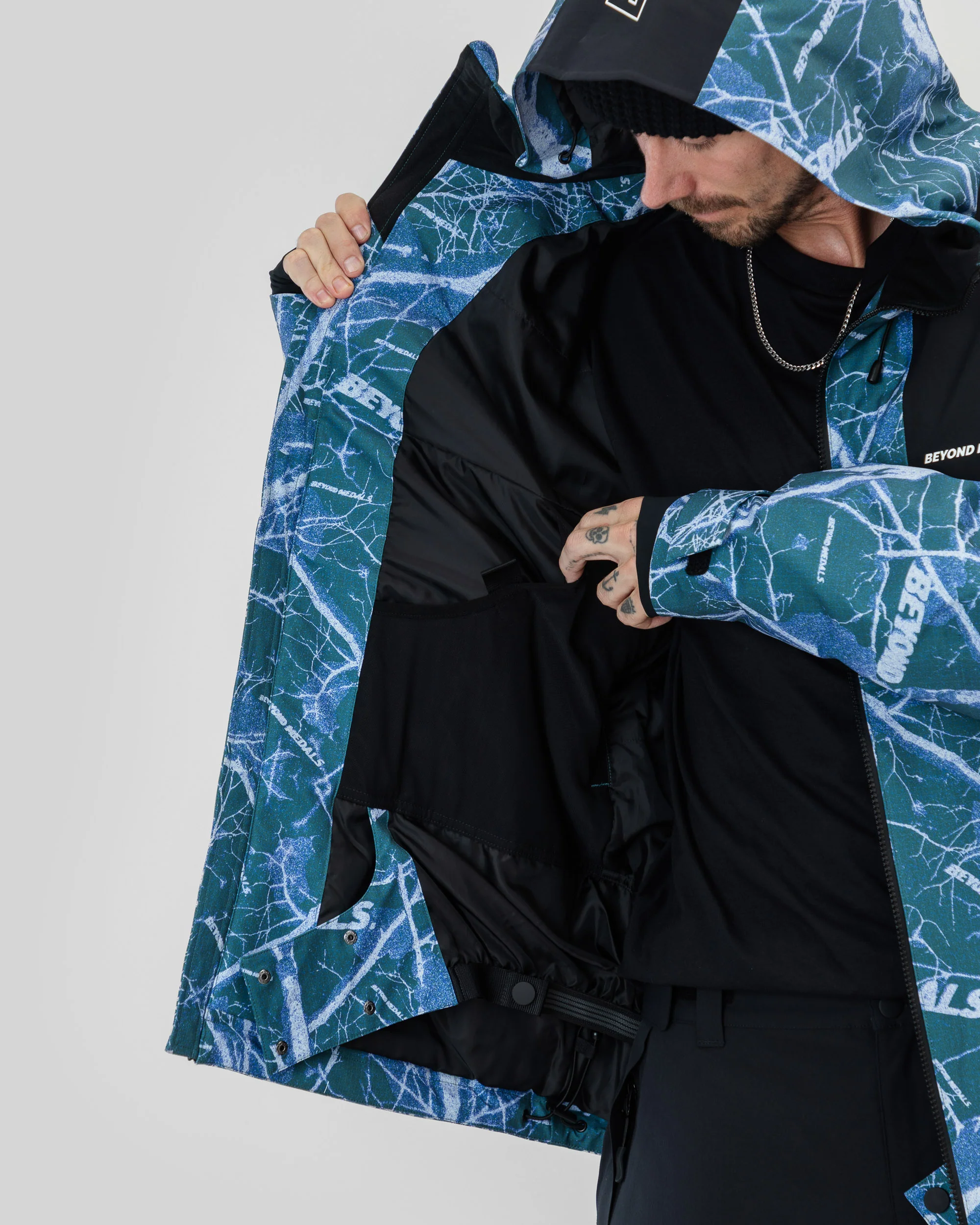 Beyond Medals Fullzip 2L Jacket Shirakaba - Print - Image 7