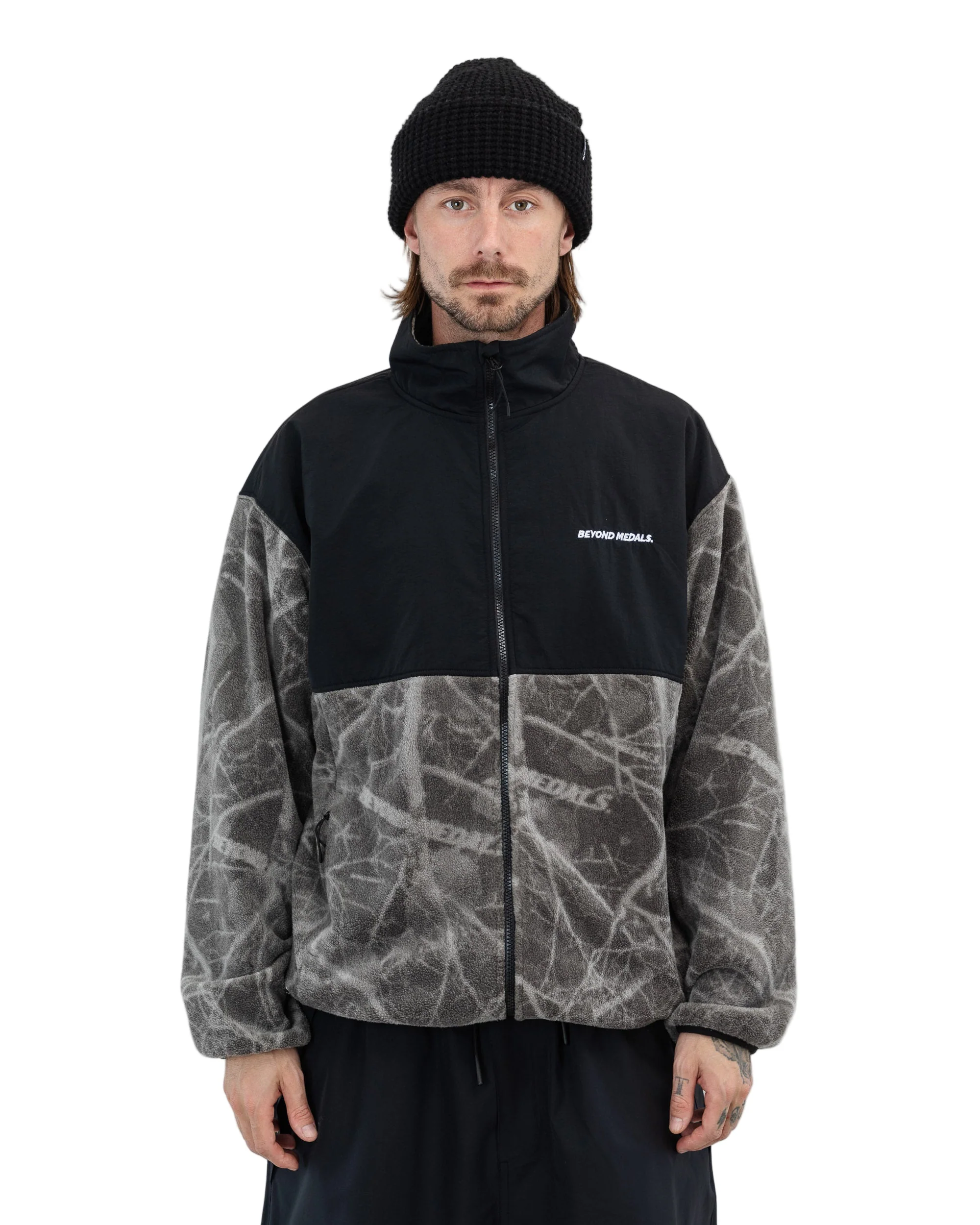 Beyond Medals Tech Fleece Jacket - Brown - Image 2