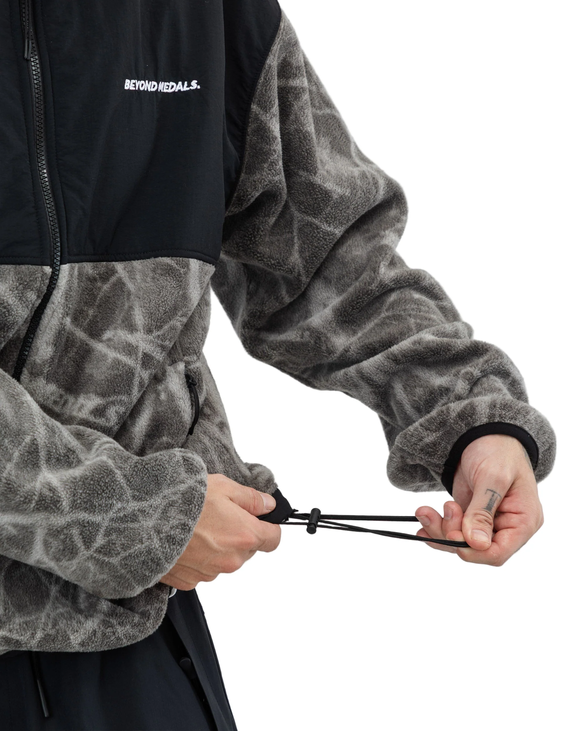 Beyond Medals Tech Fleece Jacket - Brown - Image 4