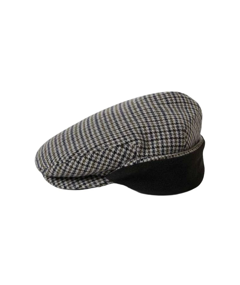 Brixton Hooligan Ear Flap Snap Hat  -Black / Grey / Charcoal - Image 2
