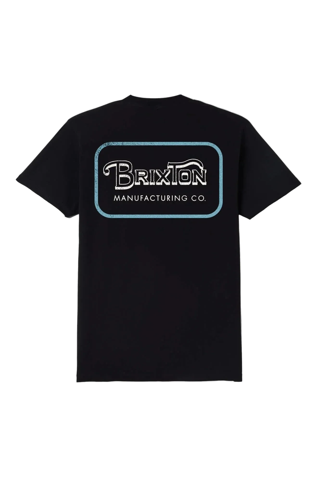 Brixton Grade S/S Standard T-Shirt - Black / OW / Retro Blue