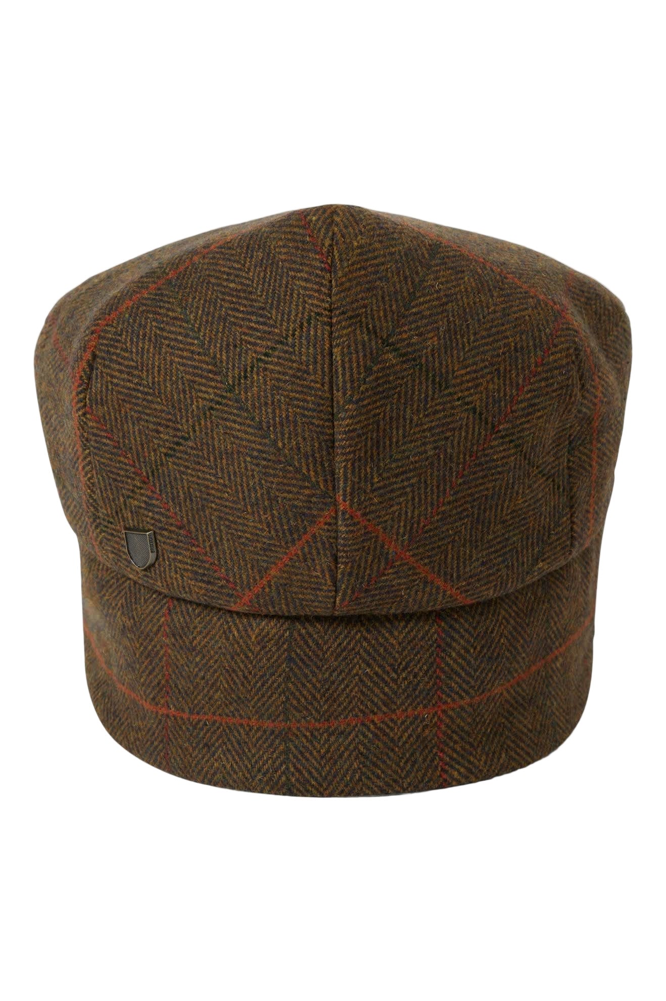 Brixton Hooligan Ear Flap Snap Hat - Bronze / Black / Red - Image 3