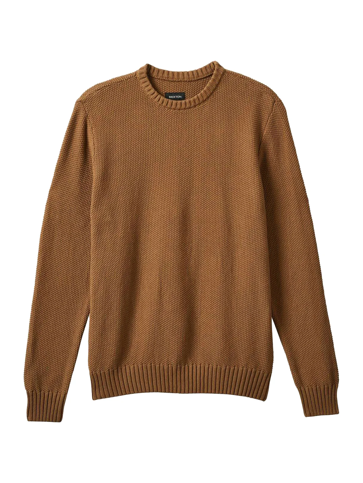 Brixton Jacques Waffle Knit Sweater - Tiger's Eye
