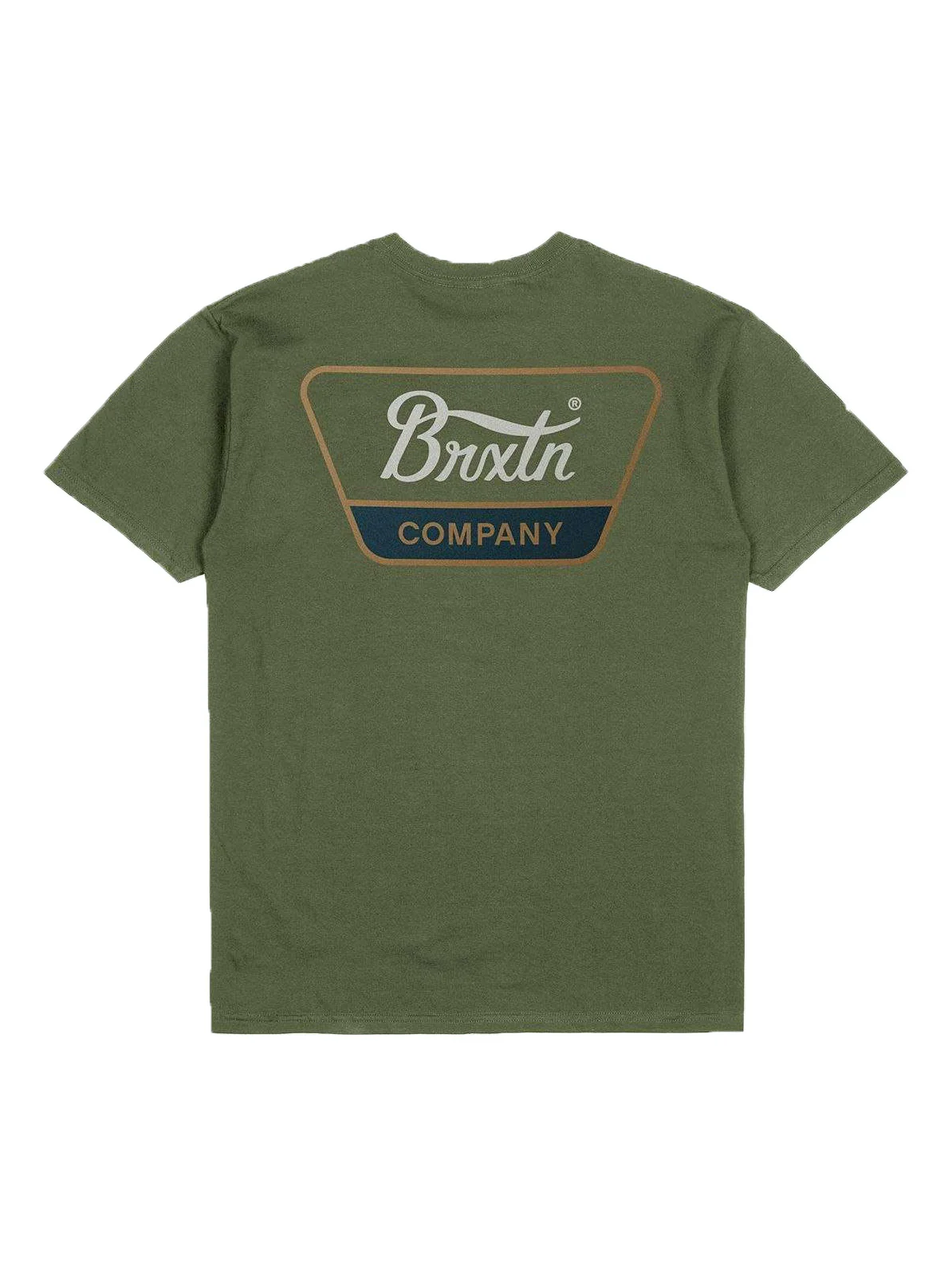 Brixton Linwood Tee - Ivy Green / Tobacco