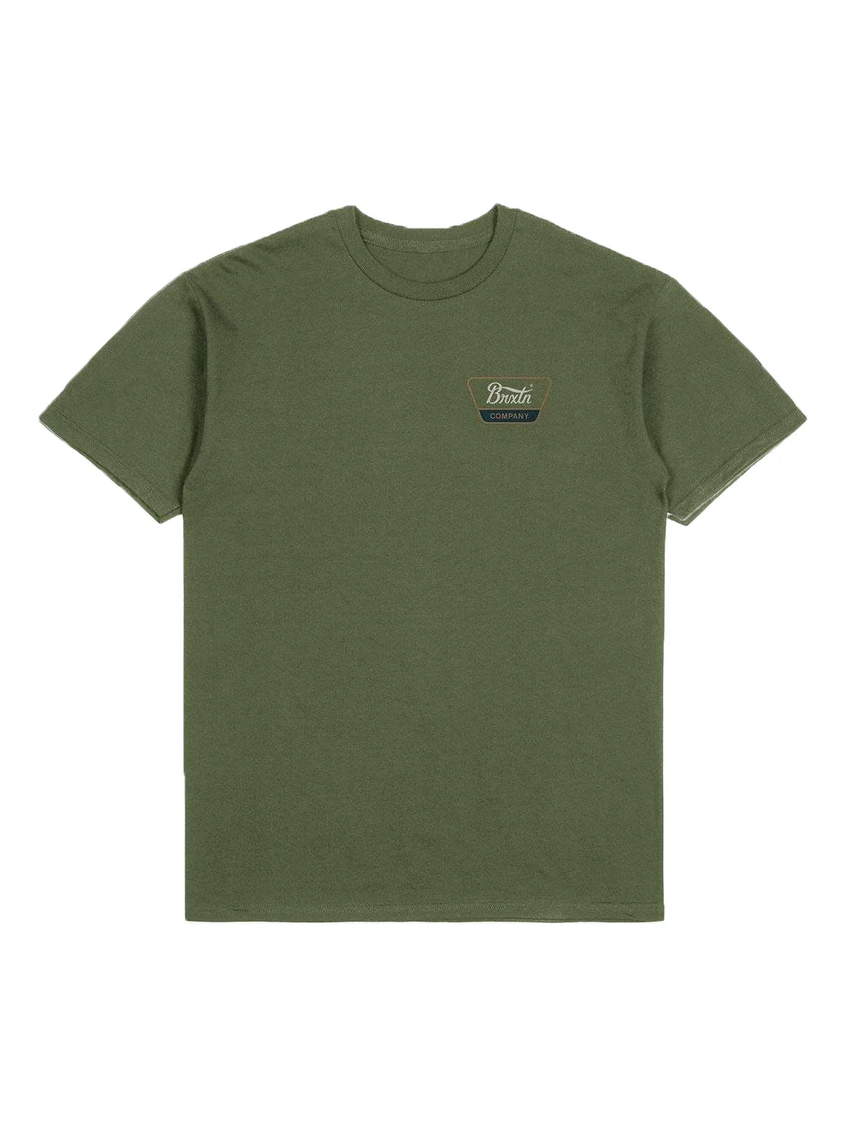 Brixton Linwood Tee - Ivy Green / Tobacco - Image 2