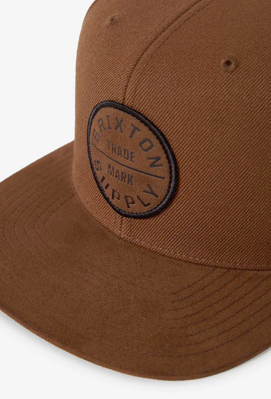 Brixton Oath III Snapback - Coffee / Coffee - Image 3