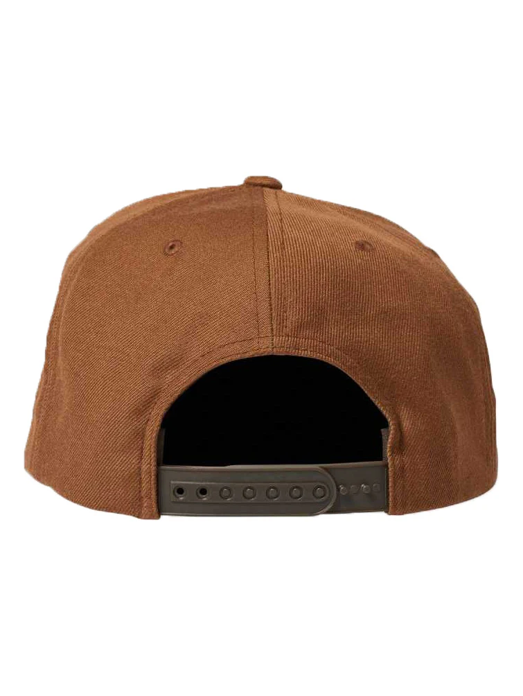 Brixton Oath III Snapback - Pinecone Brown - Image 2