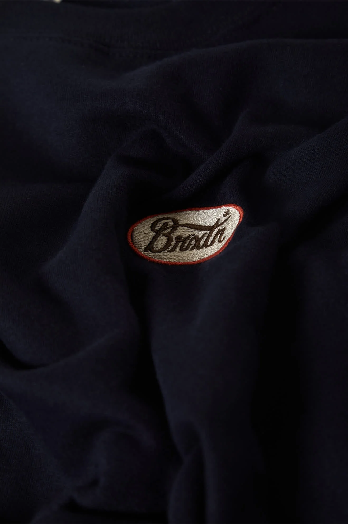 Brixton Parsons Patch Crew - Navy - Image 2