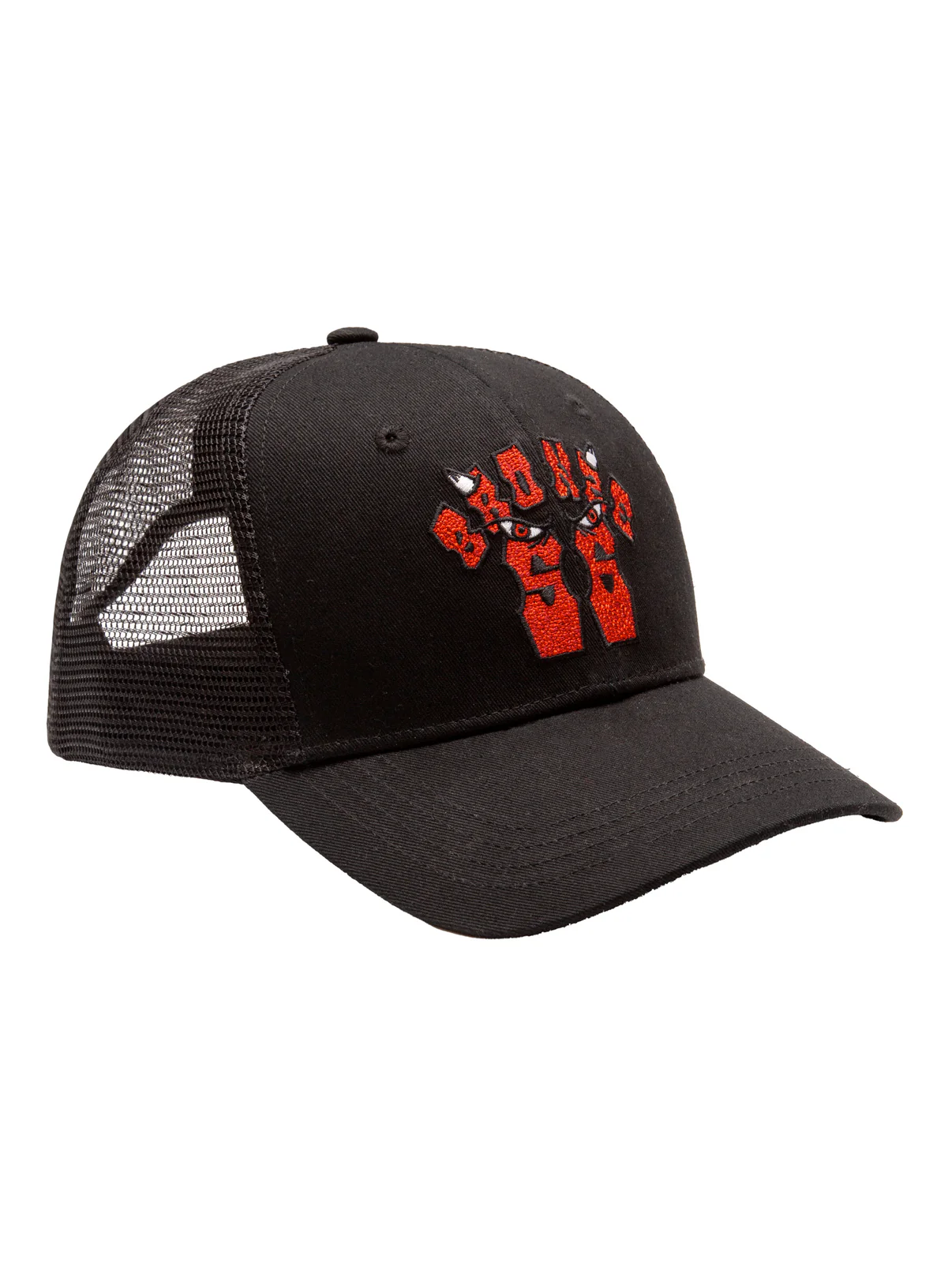 Bronze 56k Bullseye Trucker hat - Black
