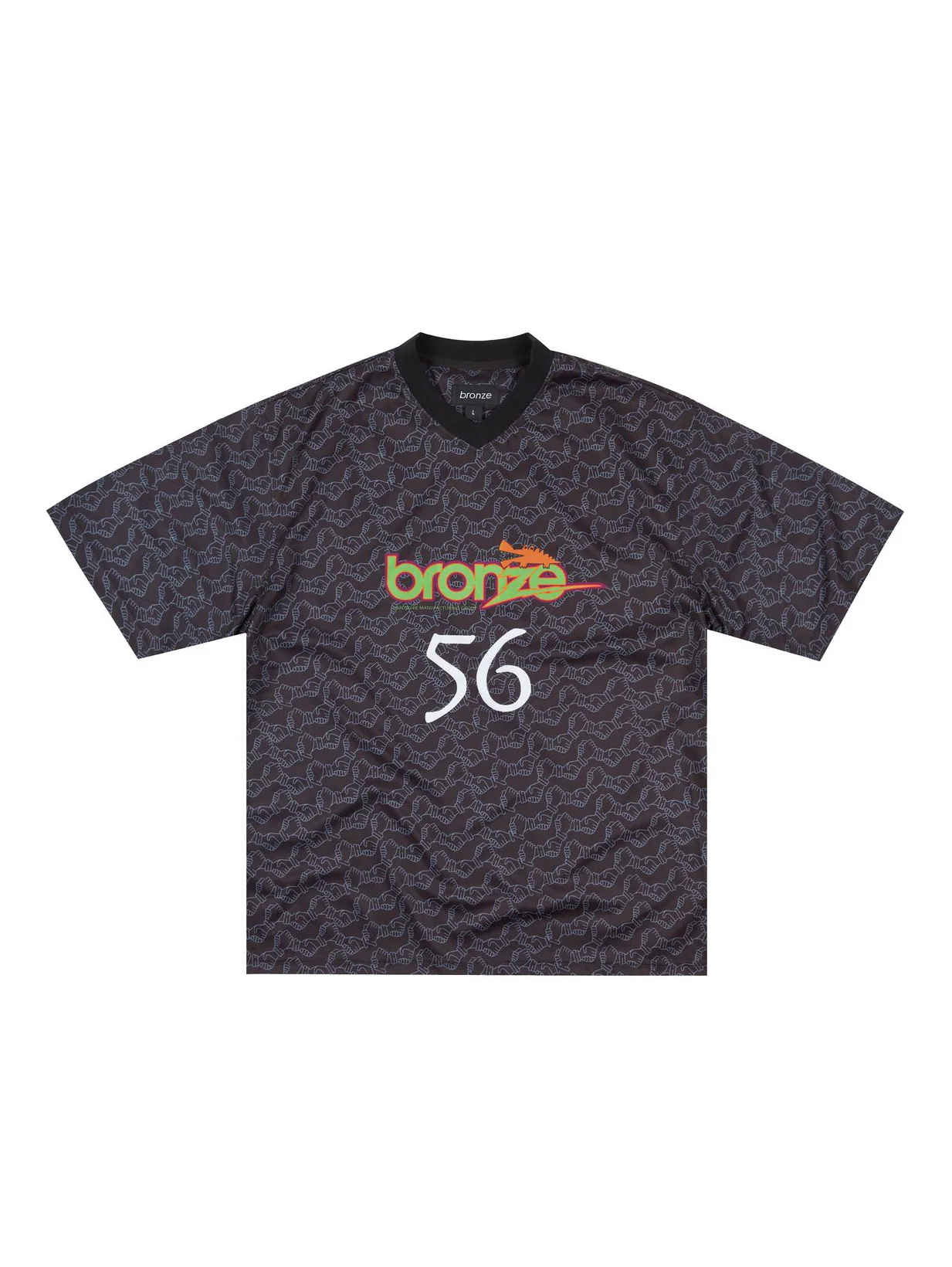 Bronze 56k Trust Soccer Jersey - Black