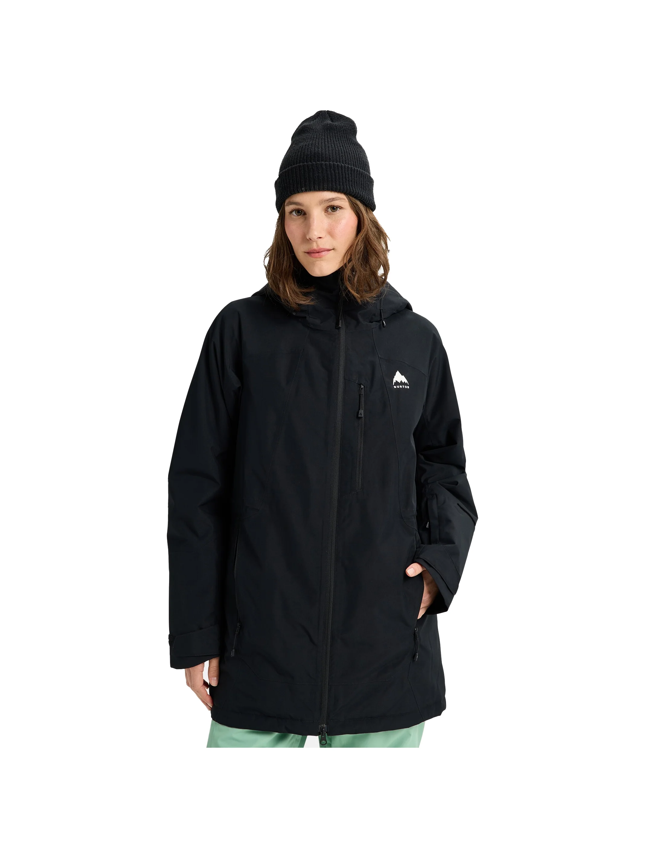 2026 Burton Womens Reserve Insulated Jacket - True Black - Image 2