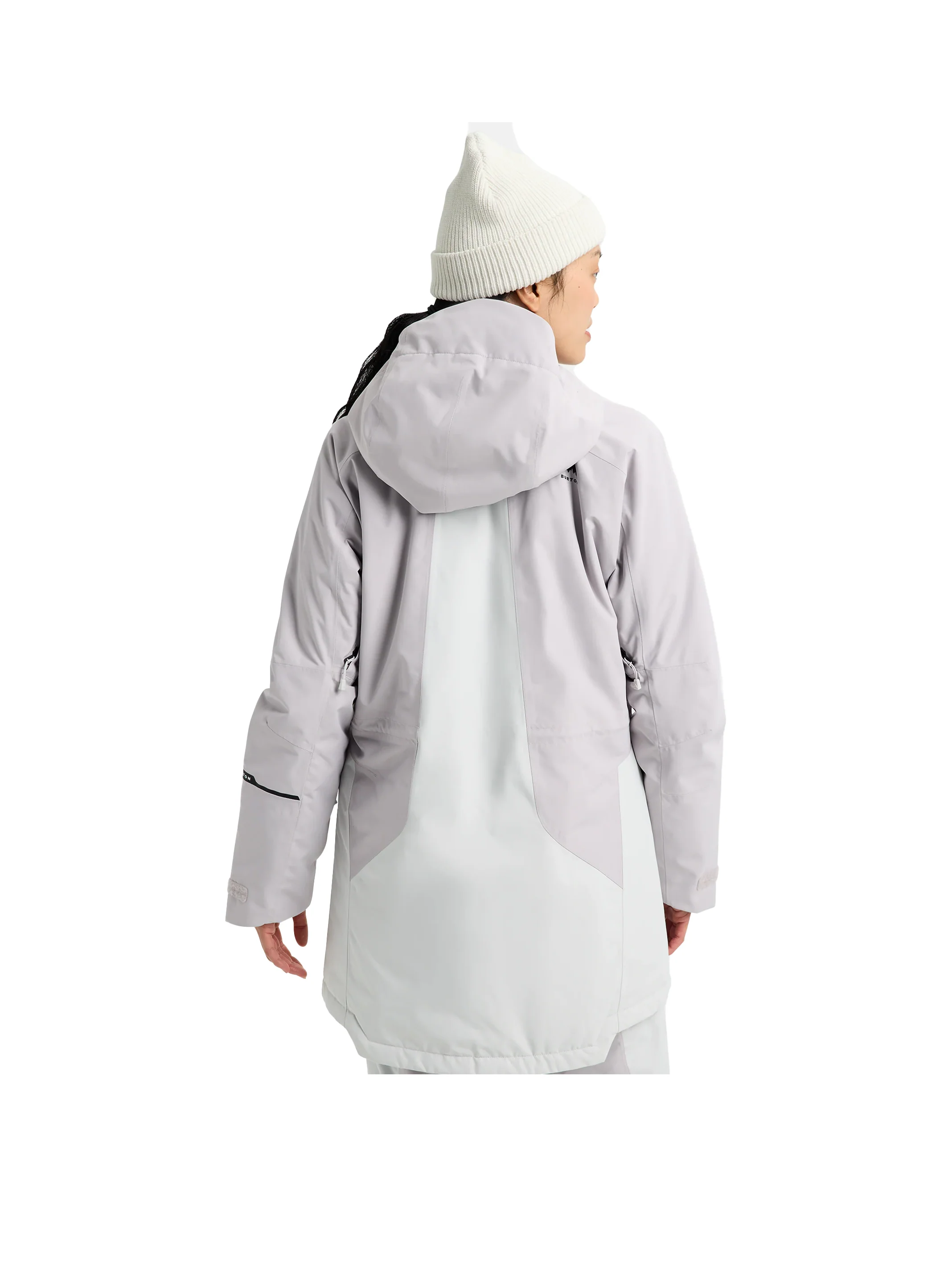 2026 Burton Womens Reserve Insulated Jacket - Washed Lavender / Gray Cloud - Image 3