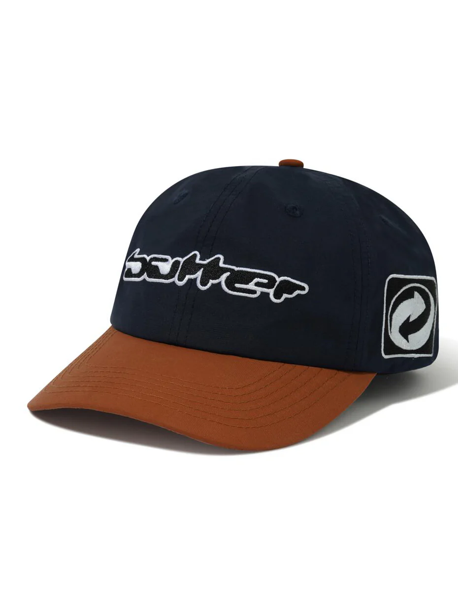 Butter Corrosive 6 Panel Cap - Navy / Bark