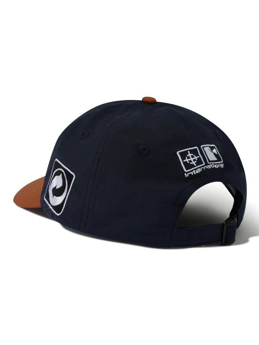 Butter Corrosive 6 Panel Cap - Navy / Bark - Image 2