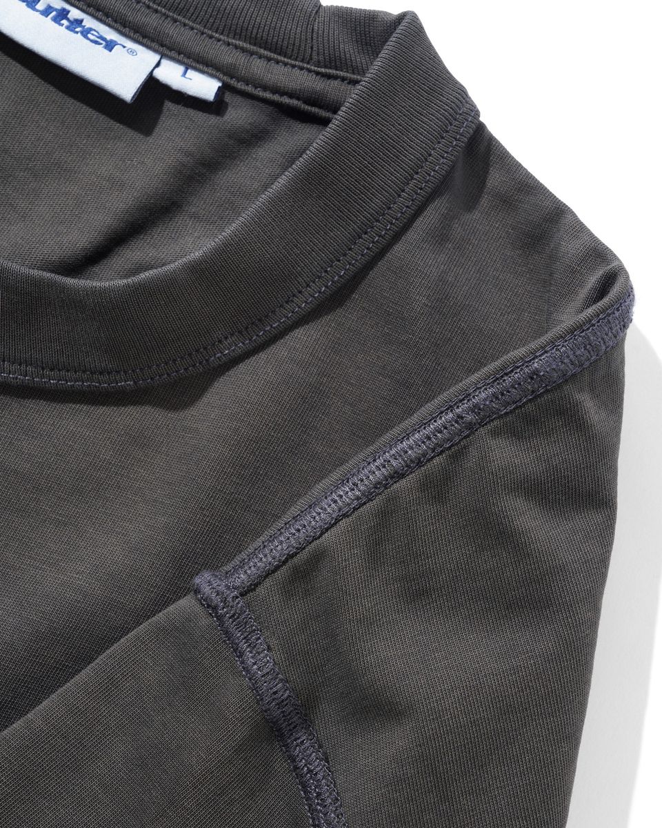 Butter Inside Out Tee - Washed Black - Image 2