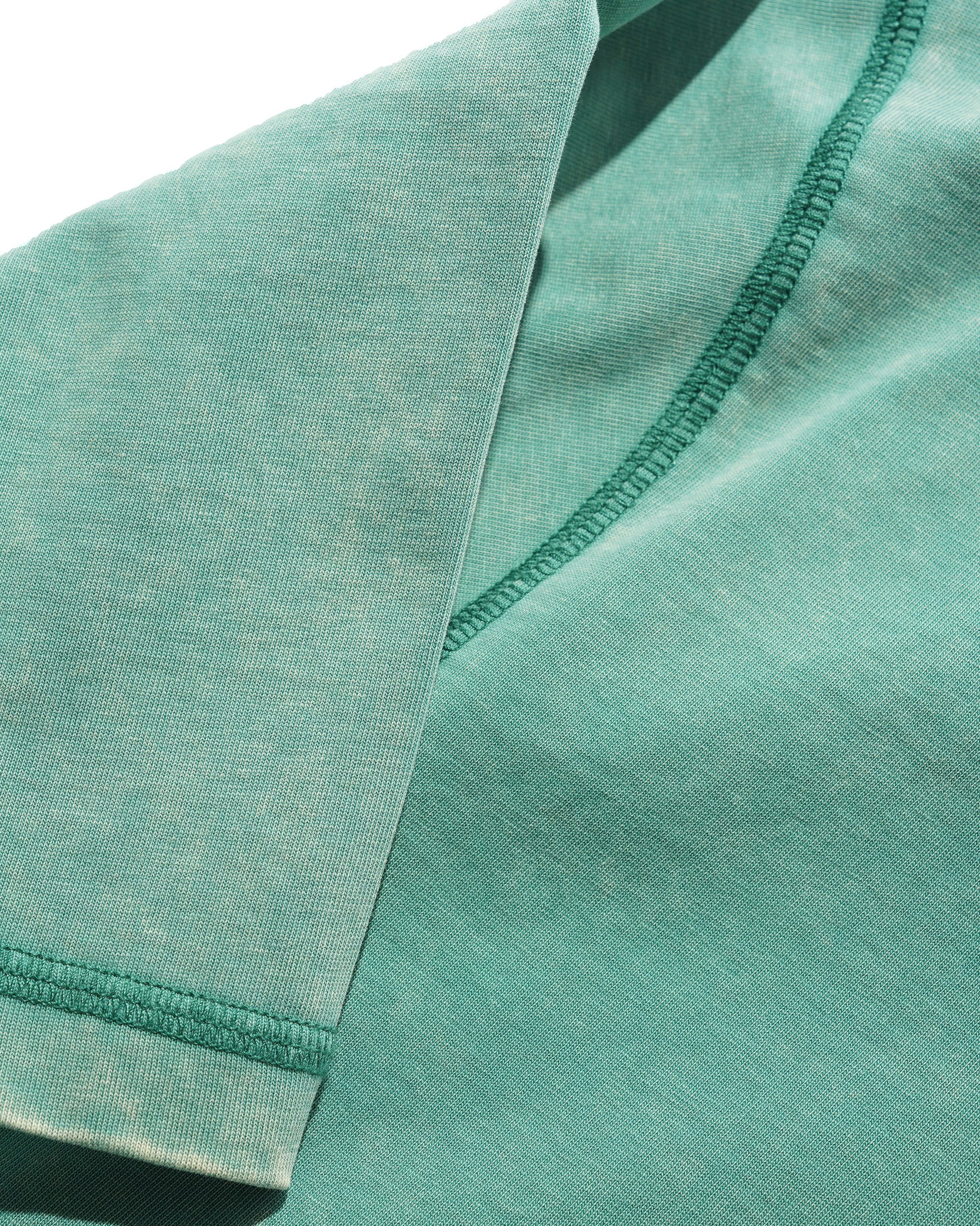 Butter Jive Overlock Stitch Tee - Distressed Jade - Image 3