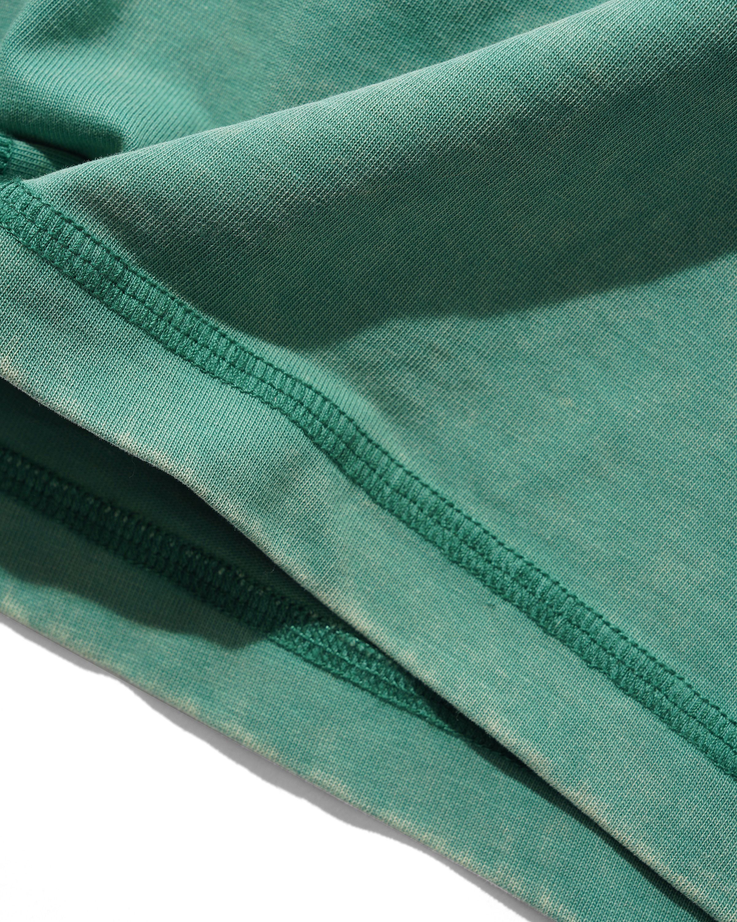 Butter Jive Overlock Stitch Tee - Distressed Jade - Image 4