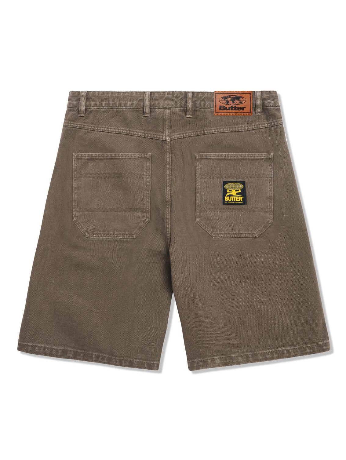 Butter Patch Pocket Denim Shorts - Sandalwood - Image 2