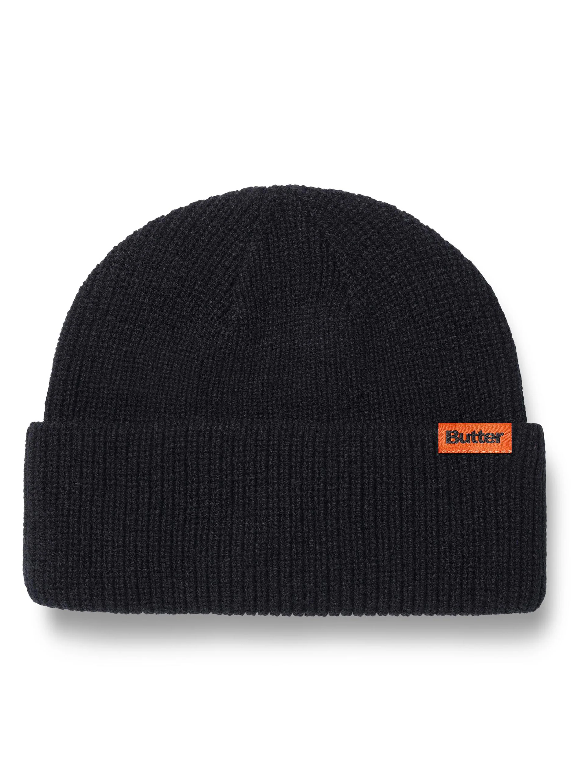 Butter Tall Wharfie Beanie - Black