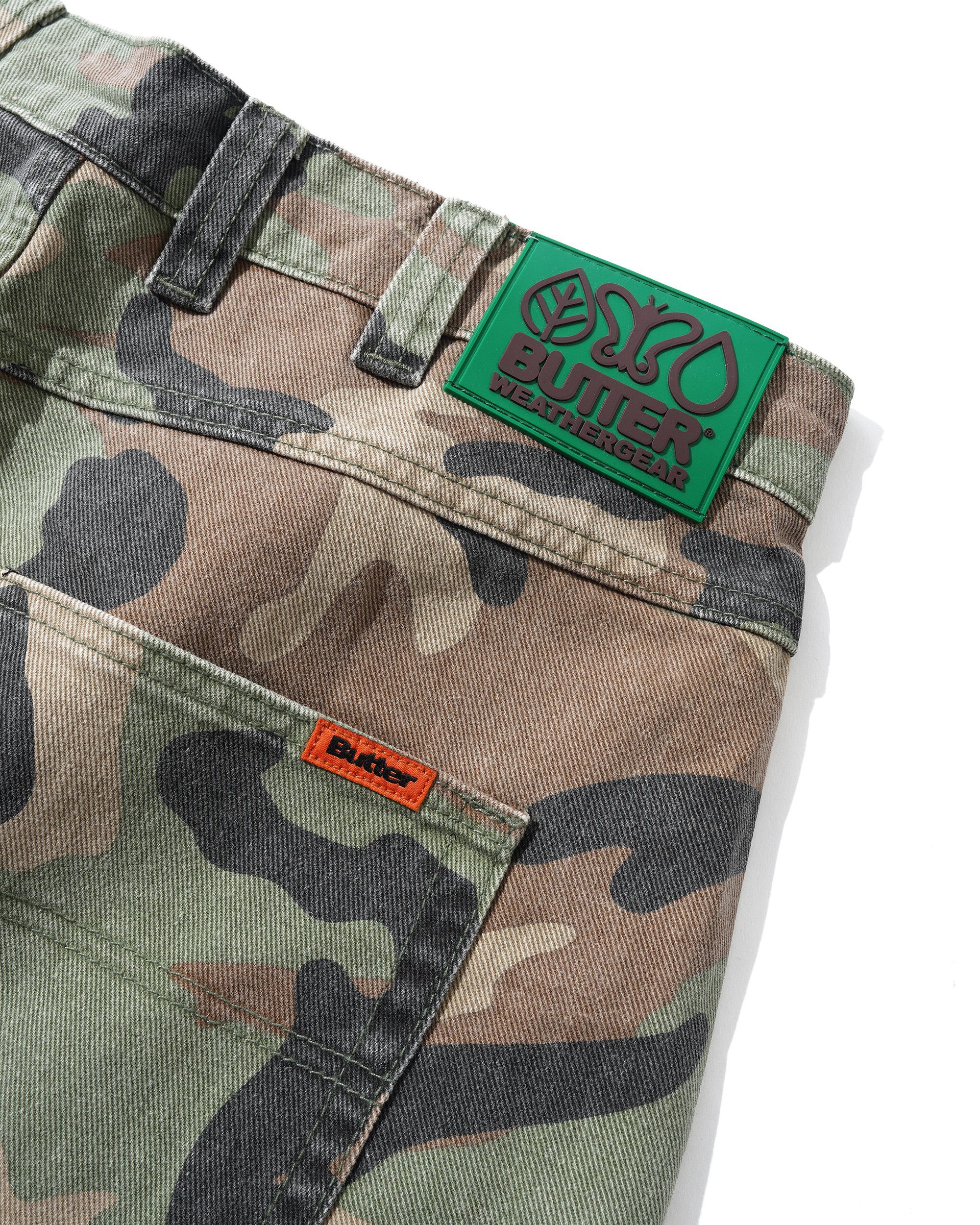 Butter Weathergear Denim Jeans - Woodland Camo - Image 5