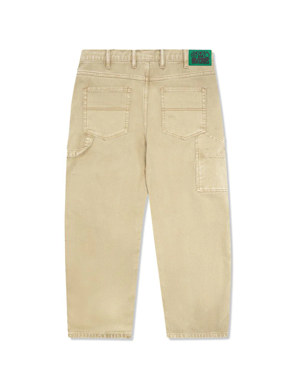 Butter Weathergear Heavy Weight Denim Jean - Washed Khaki - Image 2