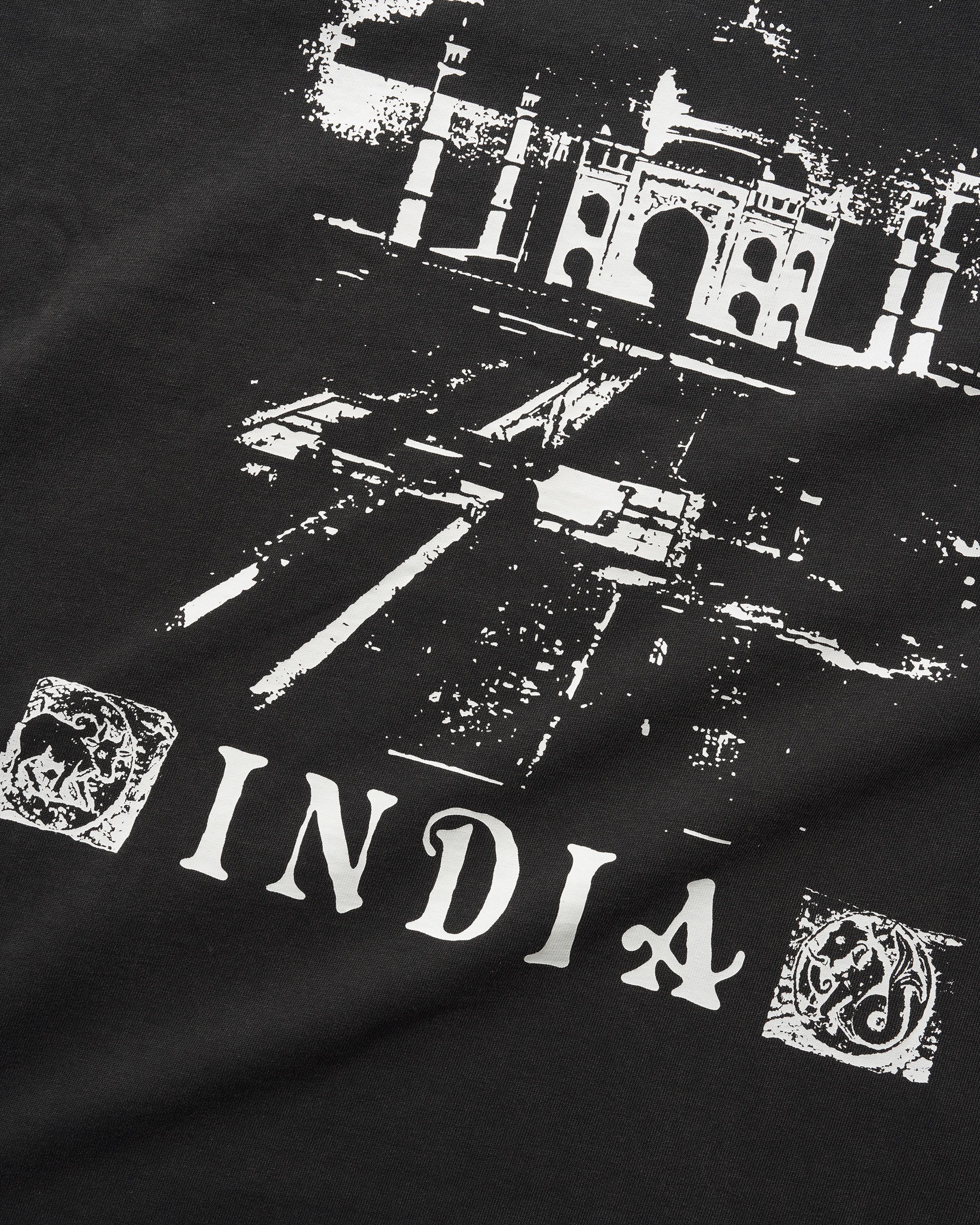 Butter x Madlib India Tee - Washed Black - Image 4