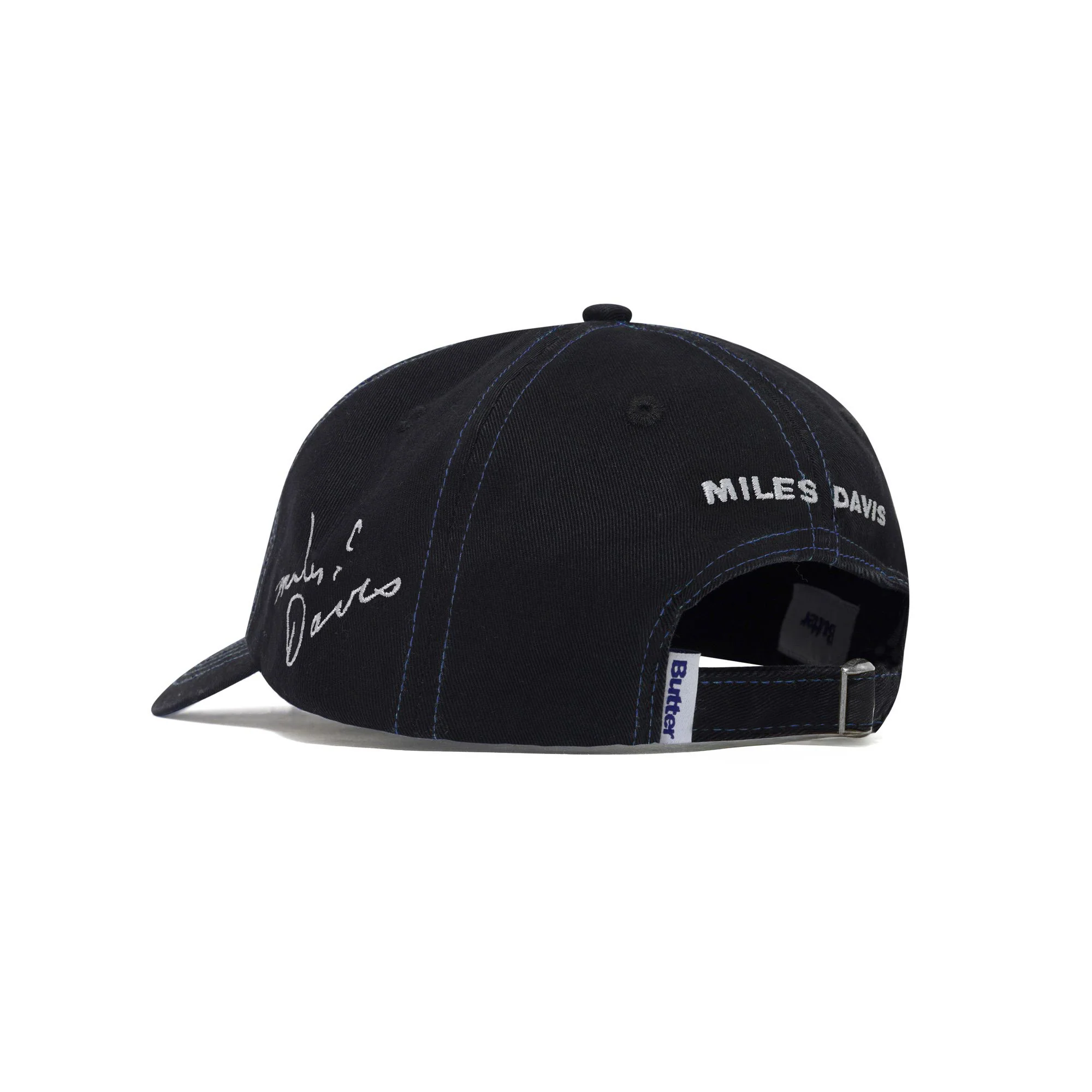 Butter x Miles Davis Kind of Blue 6 Panel - Black - Image 2