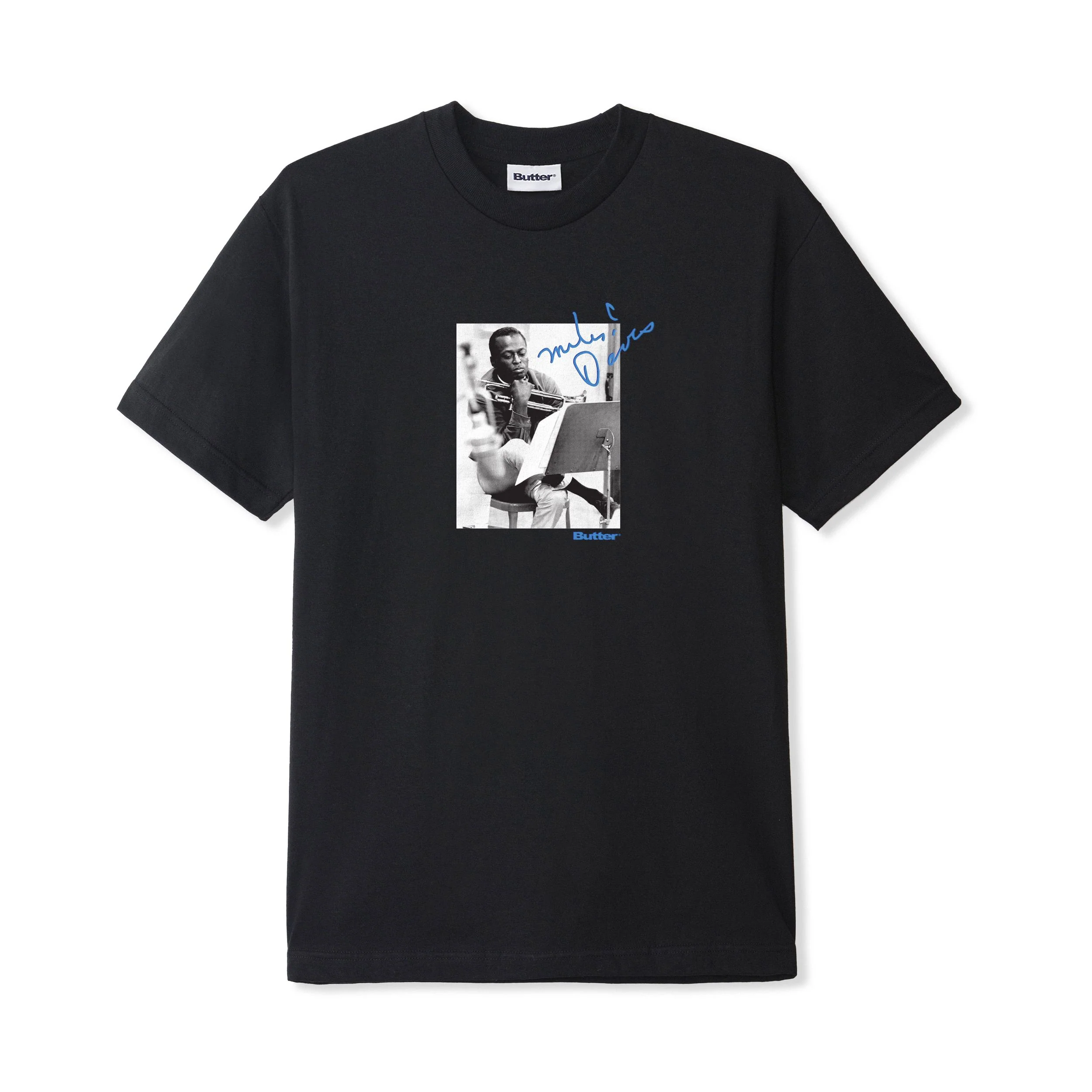 Butter x Miles Davis Kind of Blue Tee - Black