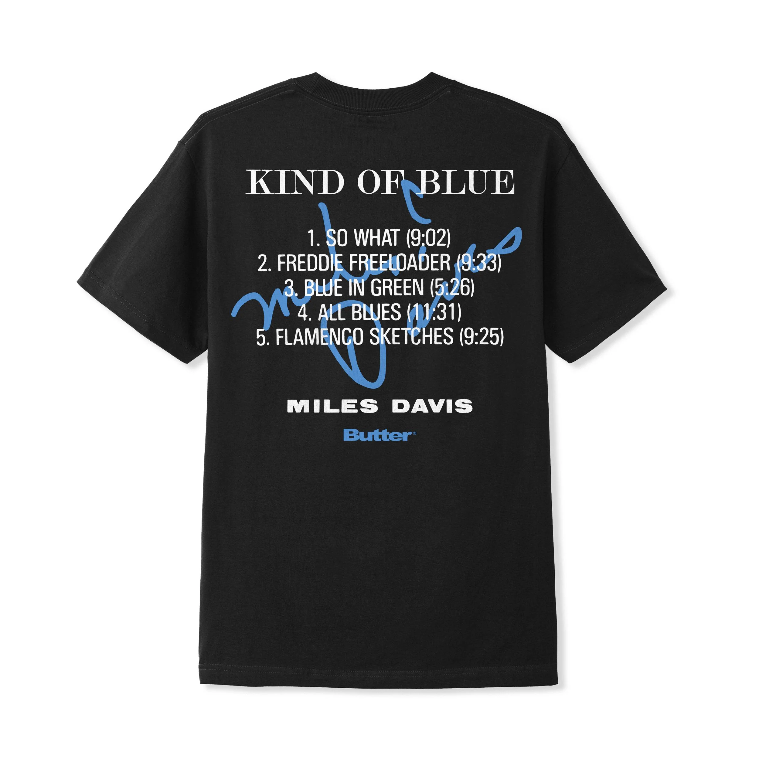 Butter x Miles Davis Kind of Blue Tee - Black - Image 2