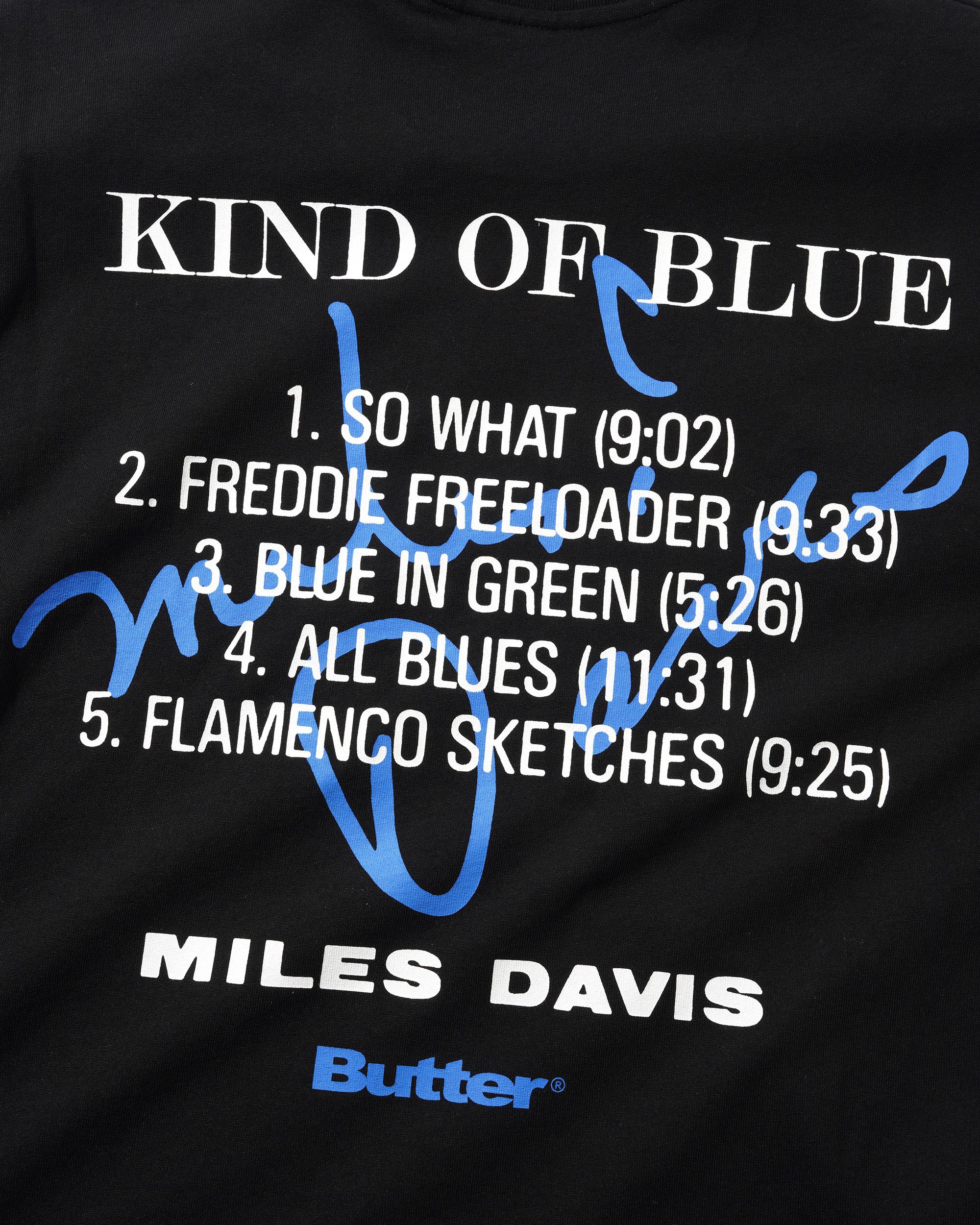 Butter x Miles Davis Kind of Blue Tee - Black - Image 4