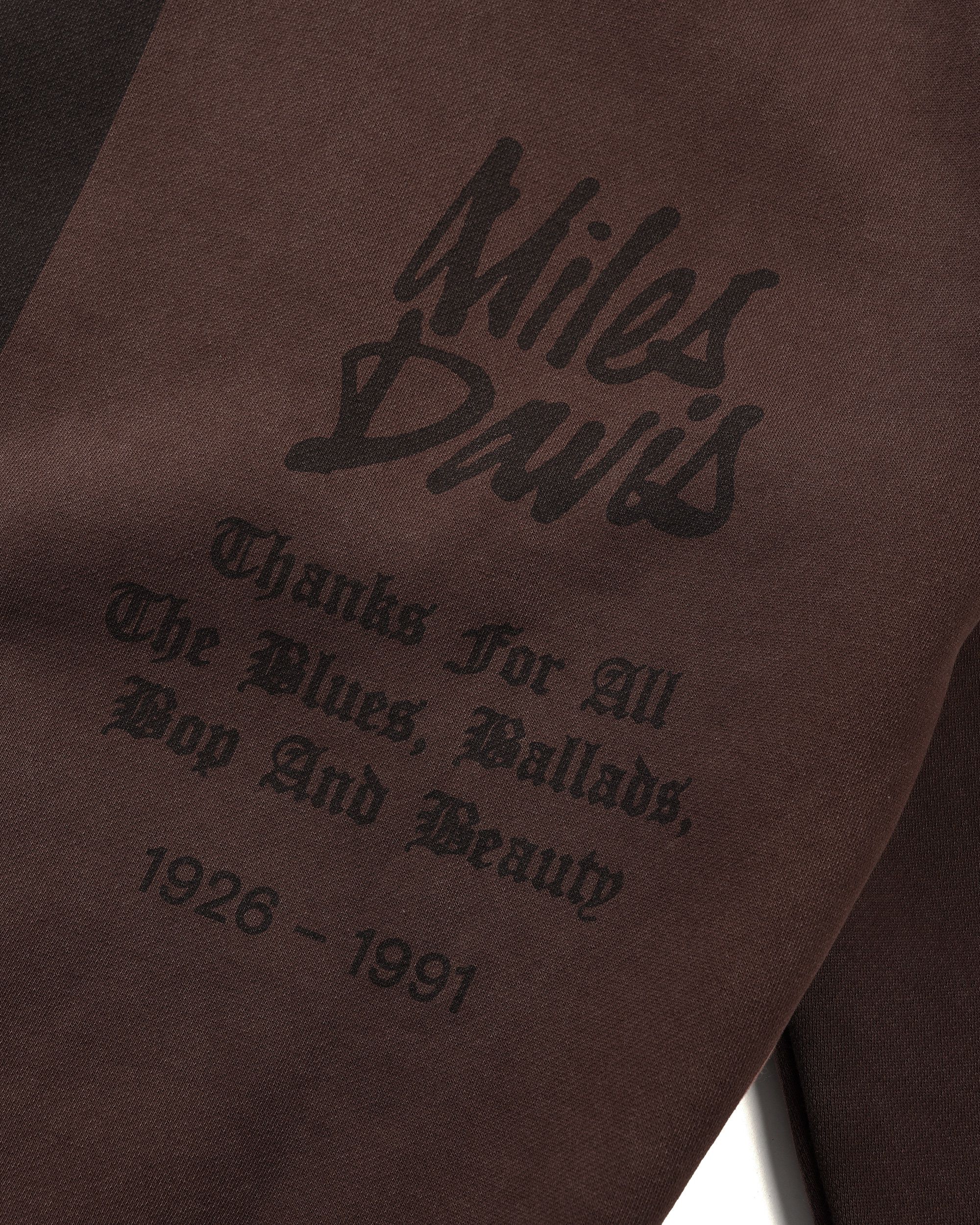Butter x Miles Davis Thanks Zip Thru Hoody - Brown - Image 3