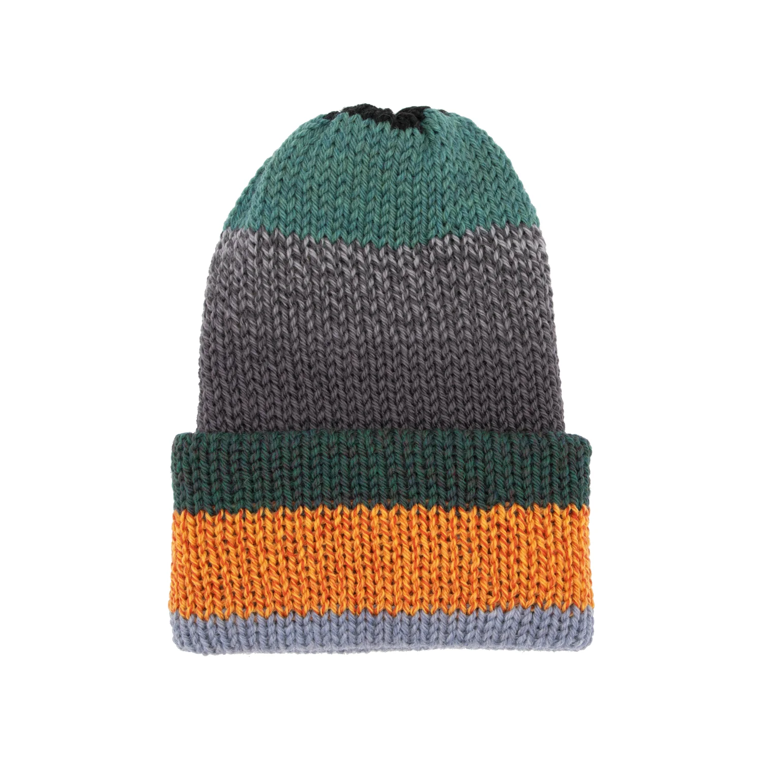 Chimney Ltd OG Fold Beanie - Blocks Multicolor 25 - Image 2