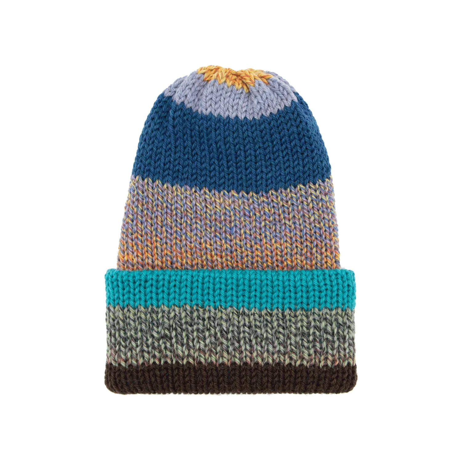 Chimney Ltd OG Fold Beanie - Blocks Multicolor BGT - Image 2