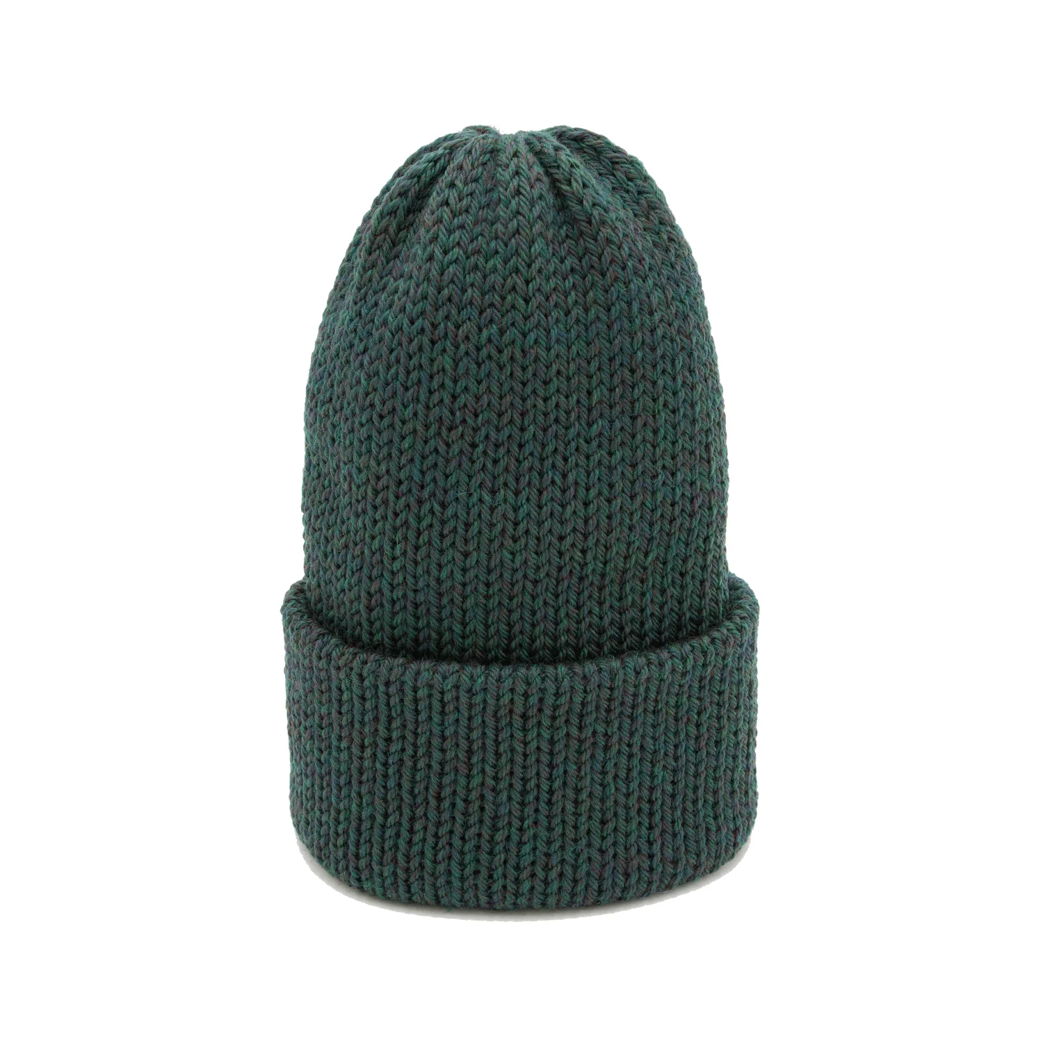 Chimney Ltd OG Fold Beanie - Heathered Rainforest Green