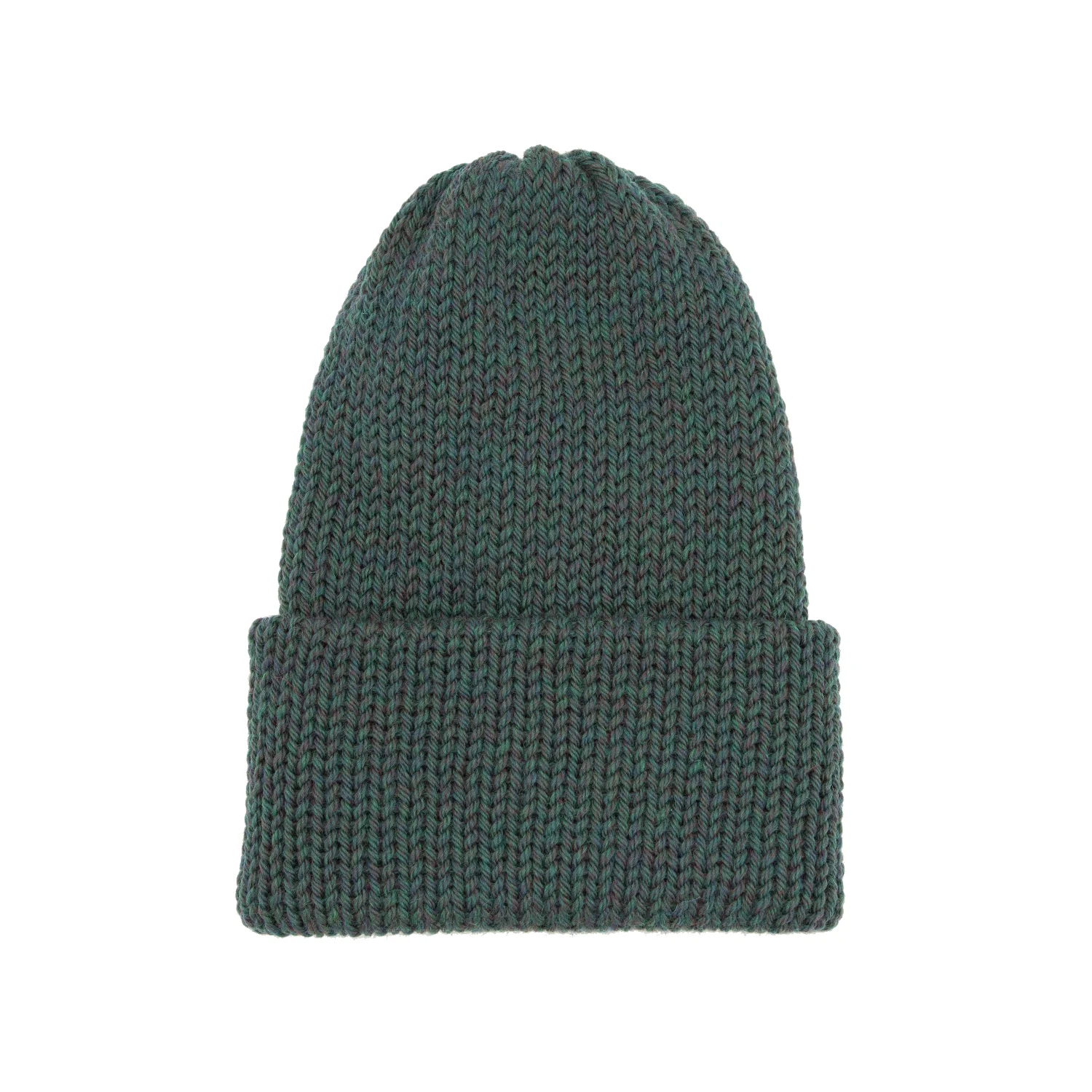 Chimney Ltd OG Fold Beanie - Heathered Rainforest Green - Image 2