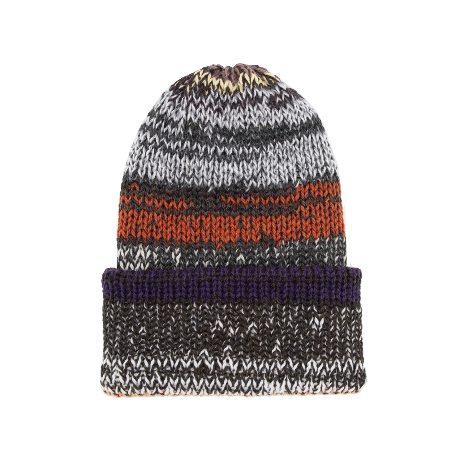 Chimney Ltd OG Fold Beanie - Mixtape Multi Brown Purp