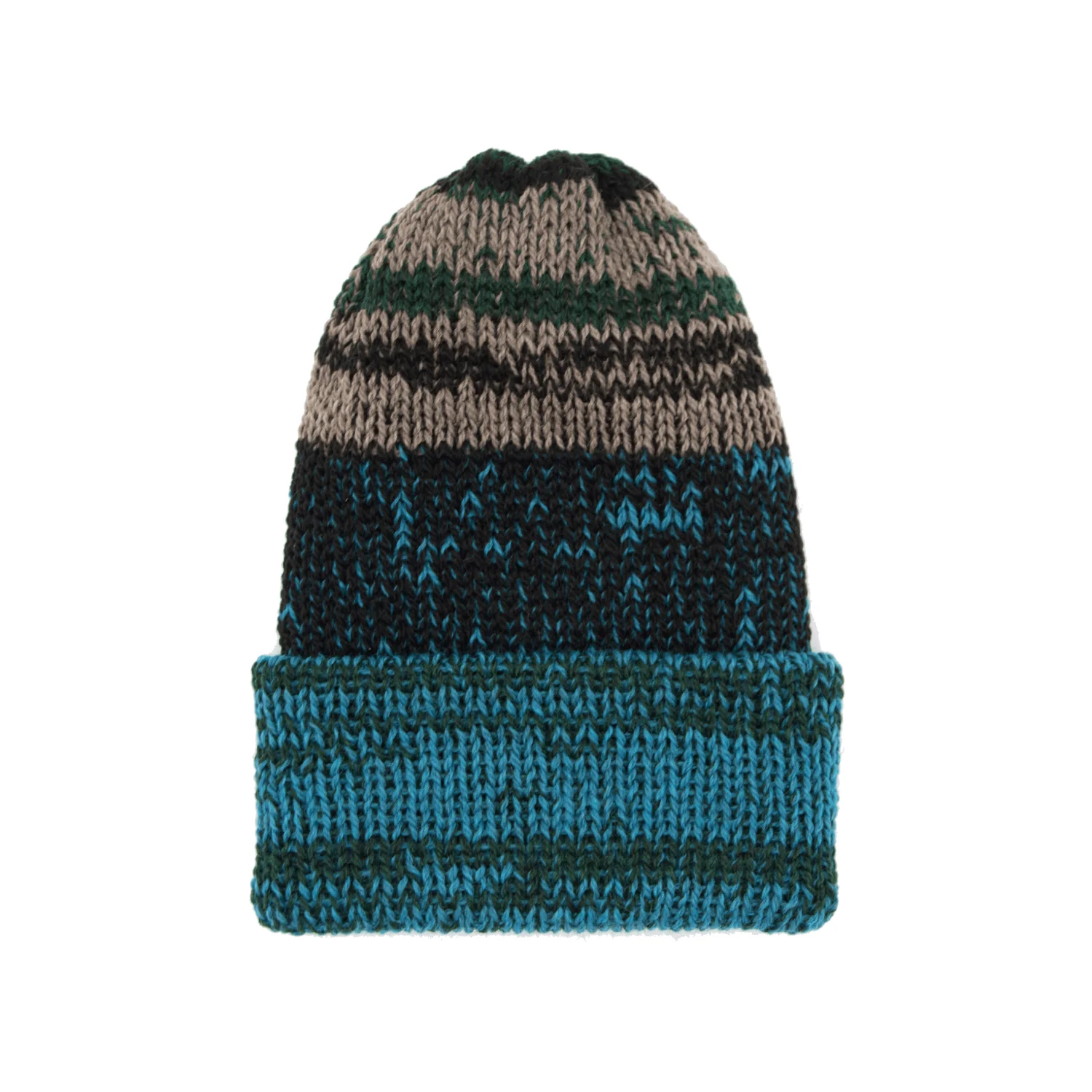 Chimney Ltd OG Fold Beanie - Mixtape Multi Ocean Forest