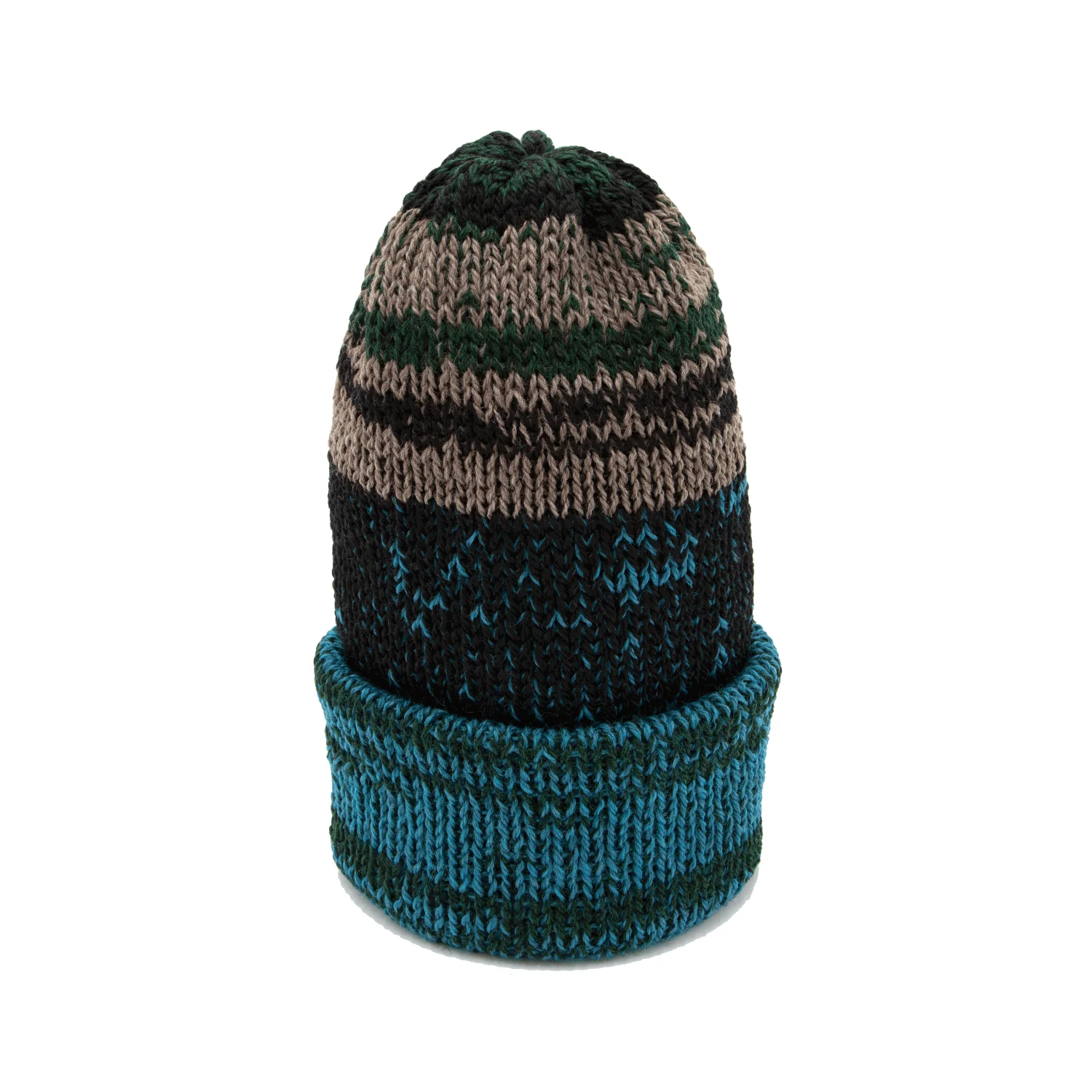 Chimney Ltd OG Fold Beanie - Mixtape Multi Ocean Forest - Image 2