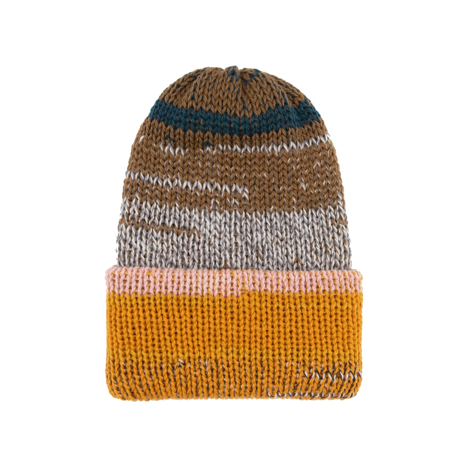 Chimney Ltd OG Fold Beanie - Mixtape Multi / Orange / Brown