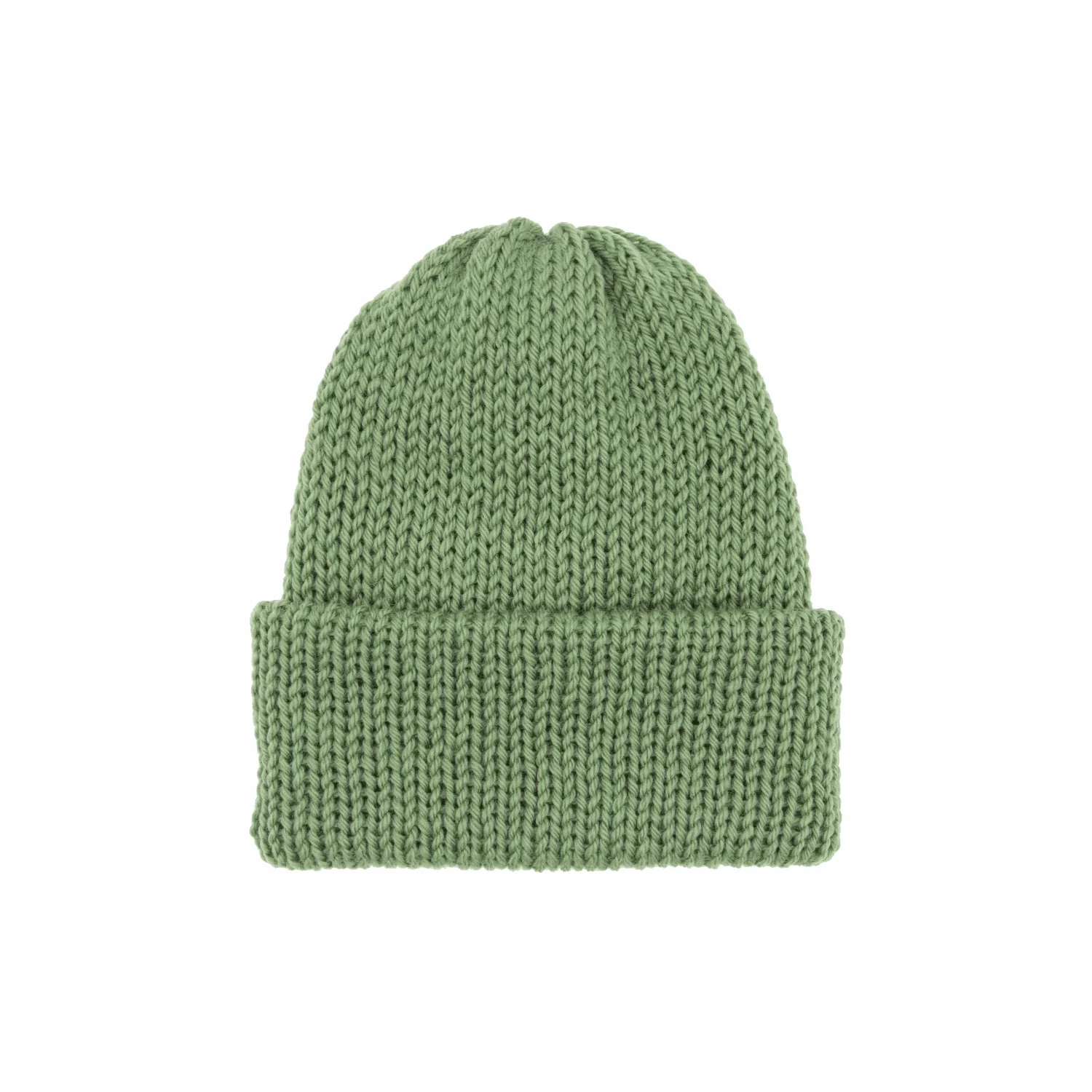 Chimney Ltd Short Stack Beanie - Seaweed Green